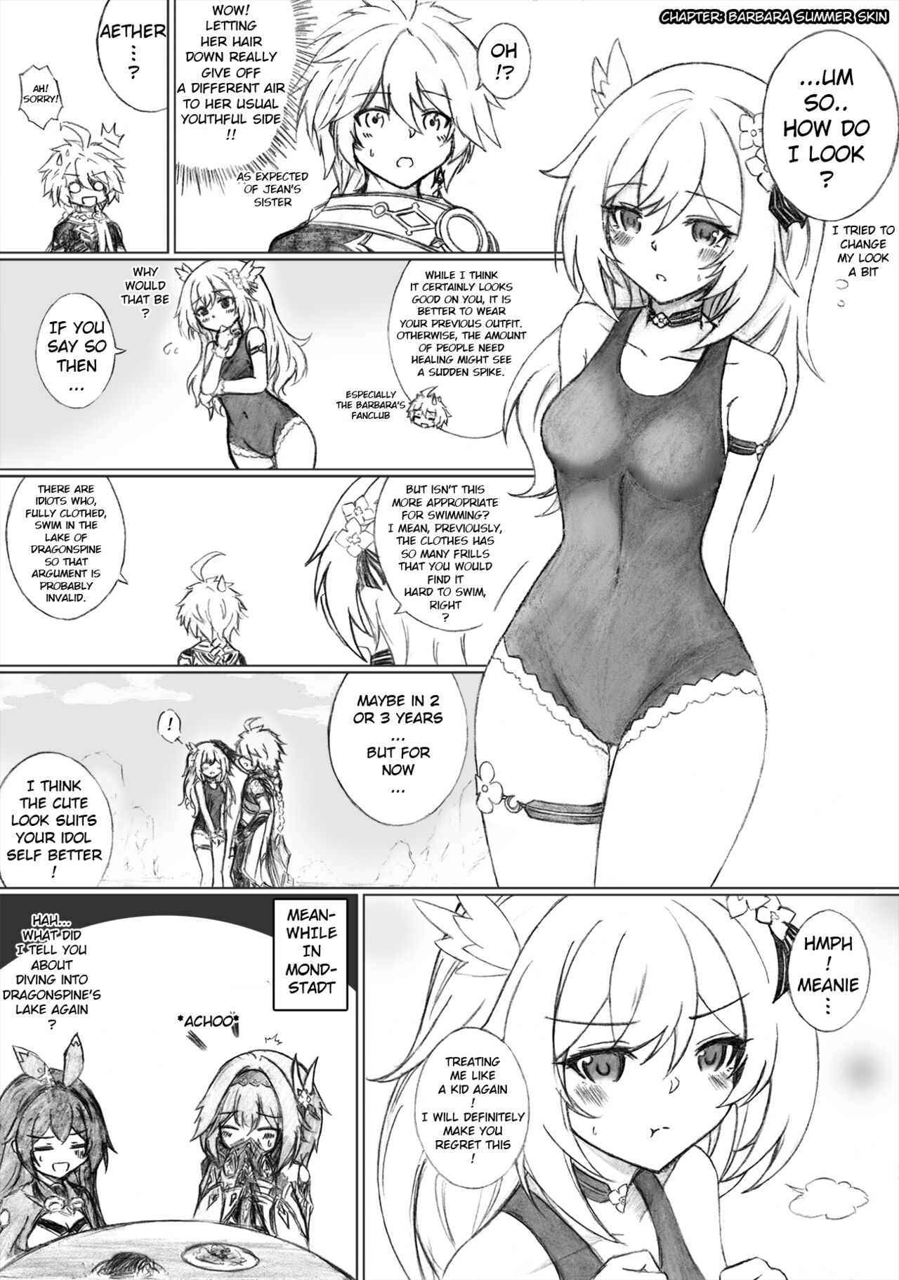 KuroCrimson Genshin Impact Manga Vol 2 numero di immagine  3