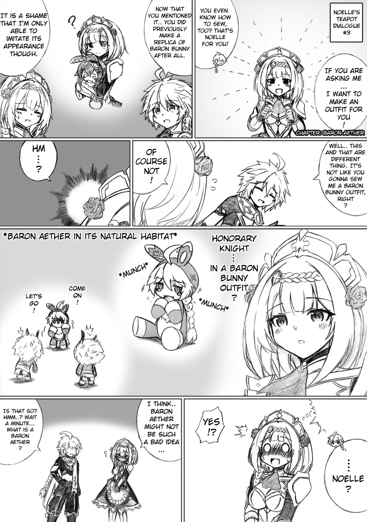 KuroCrimson Genshin Impact Manga Vol 2 numero di immagine  4