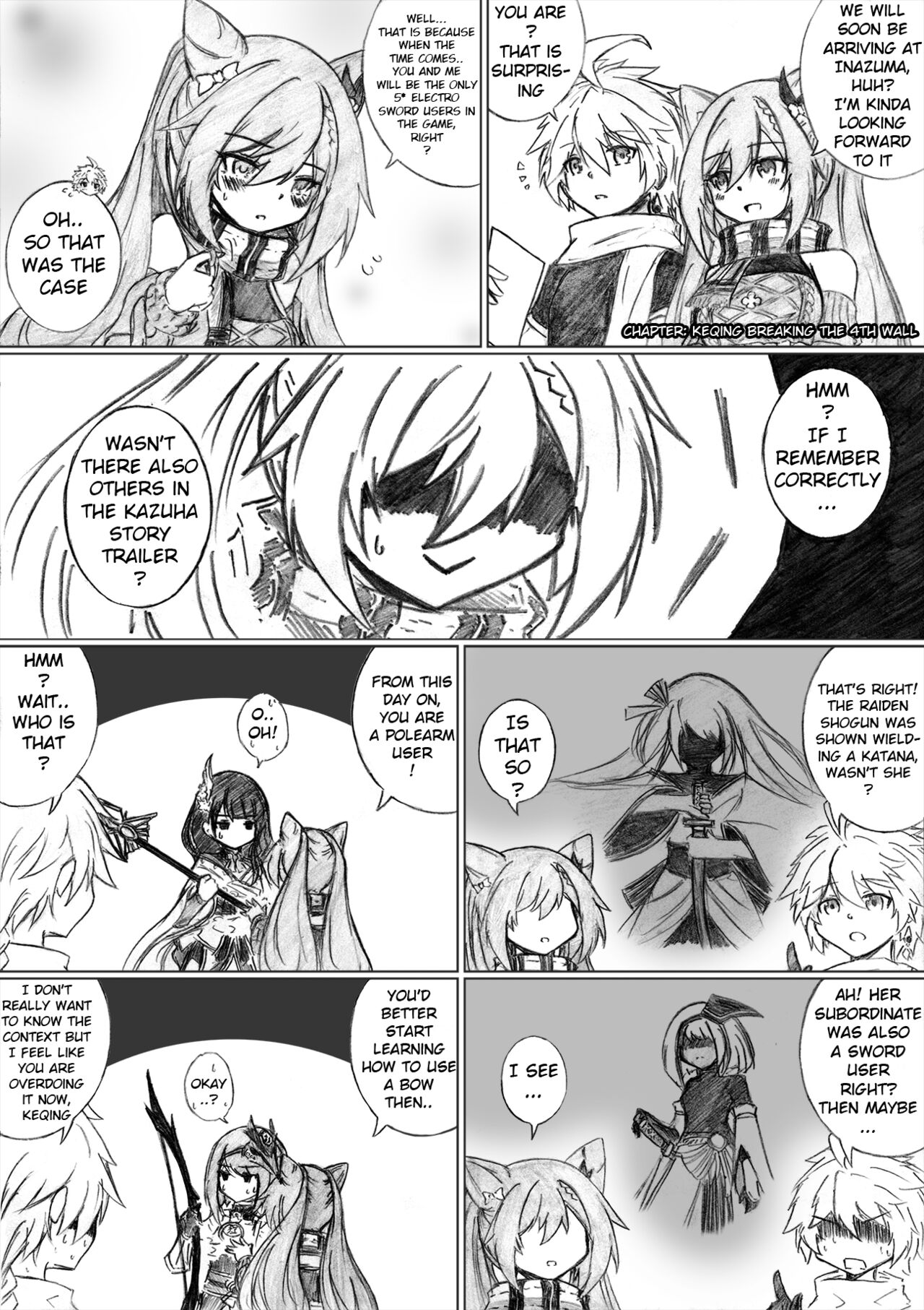 KuroCrimson Genshin Impact Manga Vol 2 numero di immagine  5