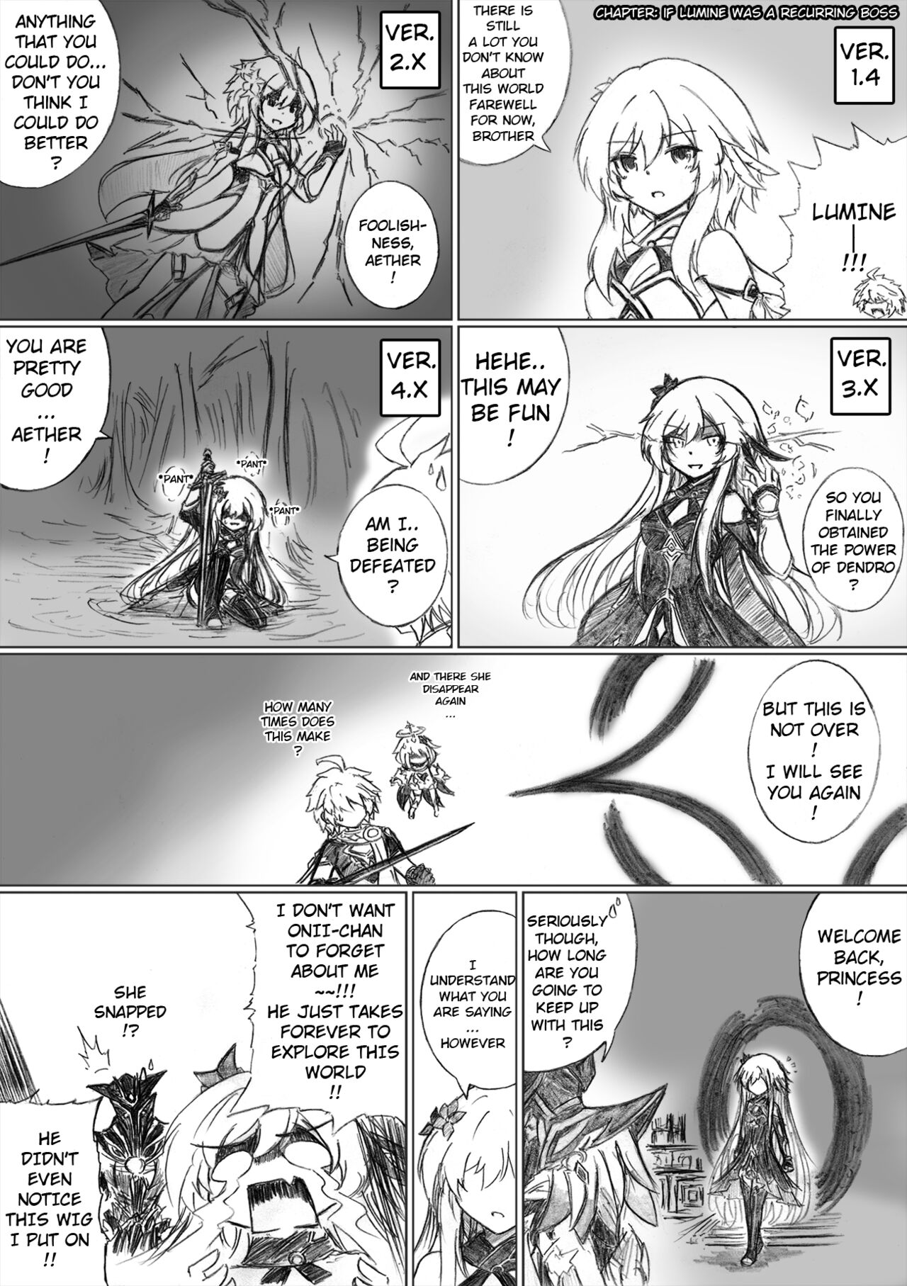 KuroCrimson Genshin Impact Manga Vol 2 numero di immagine  6