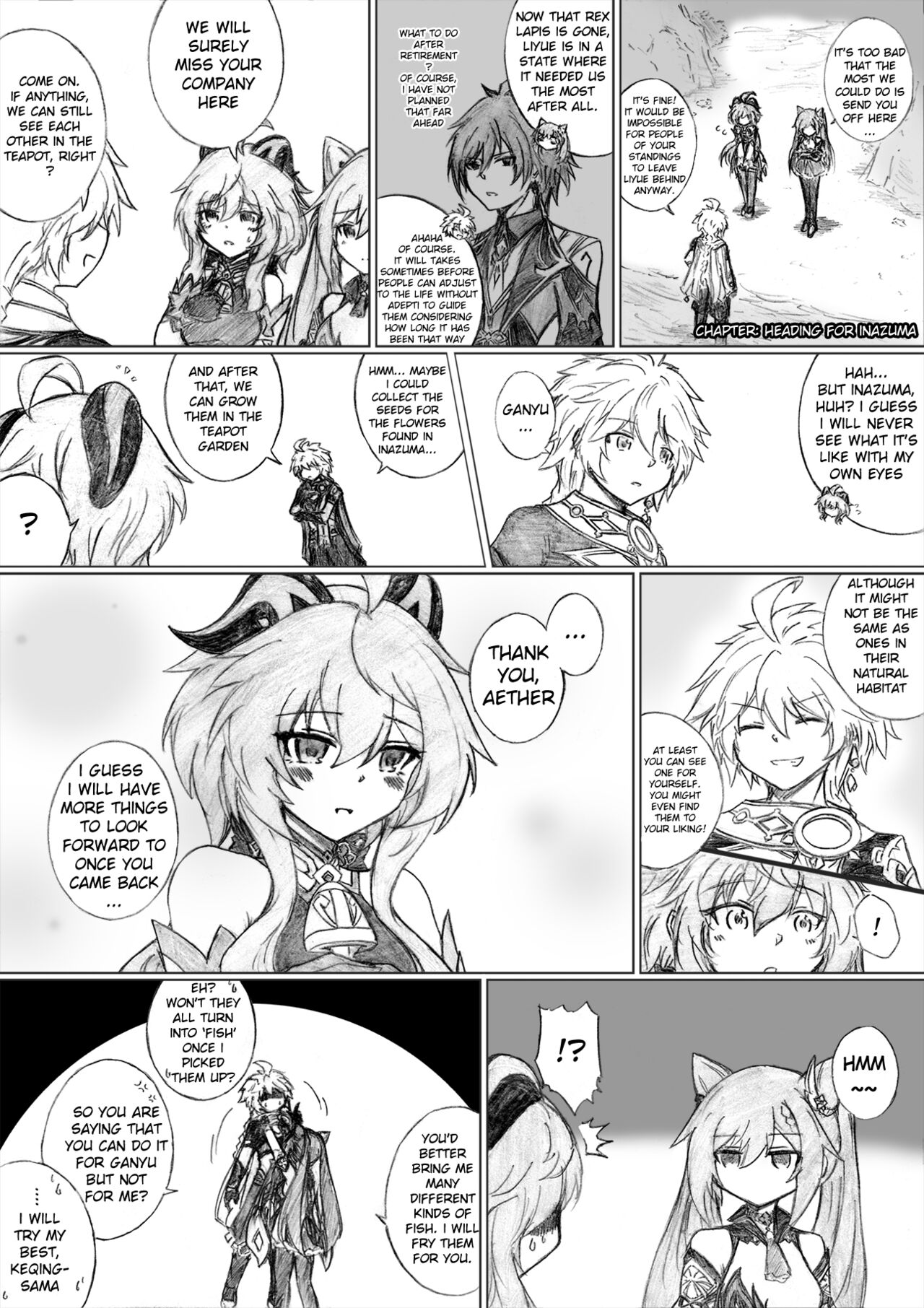 KuroCrimson Genshin Impact Manga Vol 2 numero di immagine  8