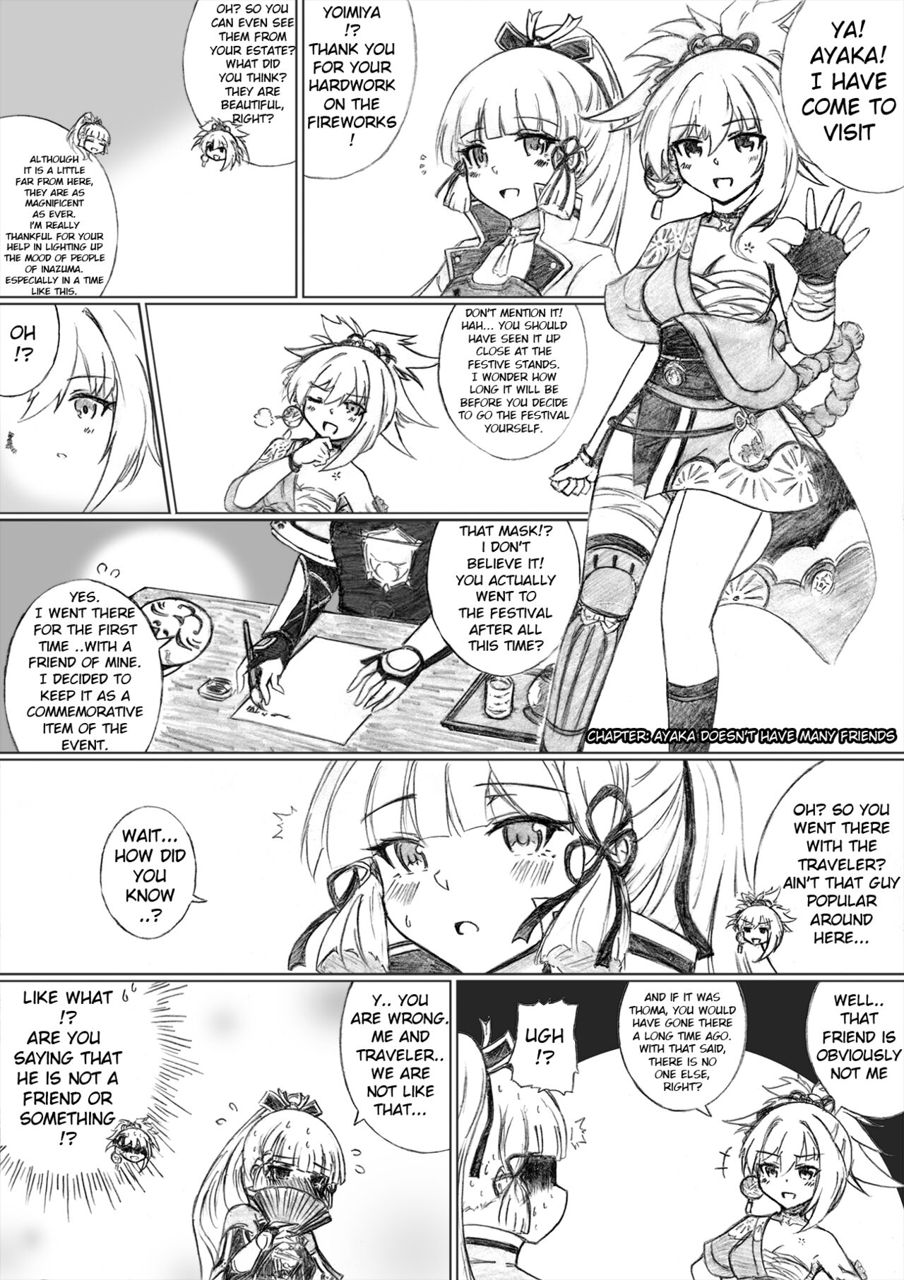 KuroCrimson Genshin Impact Manga Vol 2 numero di immagine  10