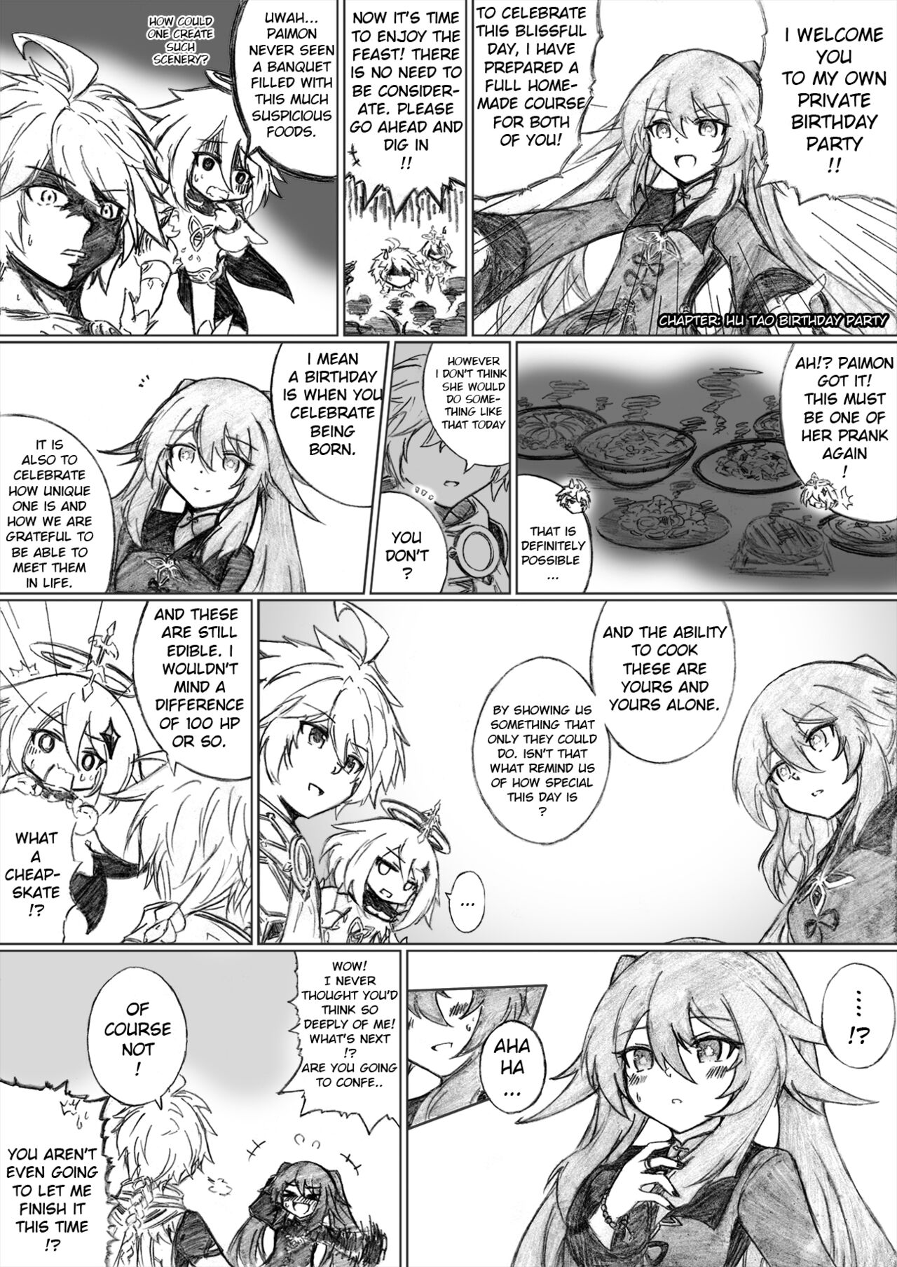 KuroCrimson Genshin Impact Manga Vol 2 numero di immagine  12