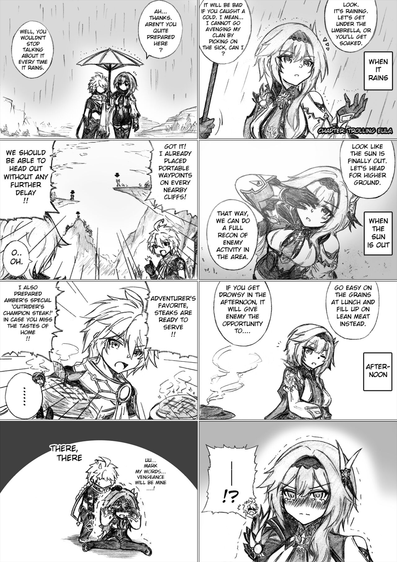 KuroCrimson Genshin Impact Manga Vol 2 numero di immagine  18