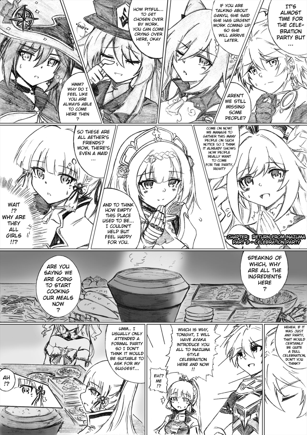 KuroCrimson Genshin Impact Manga Vol 2 numero di immagine  21