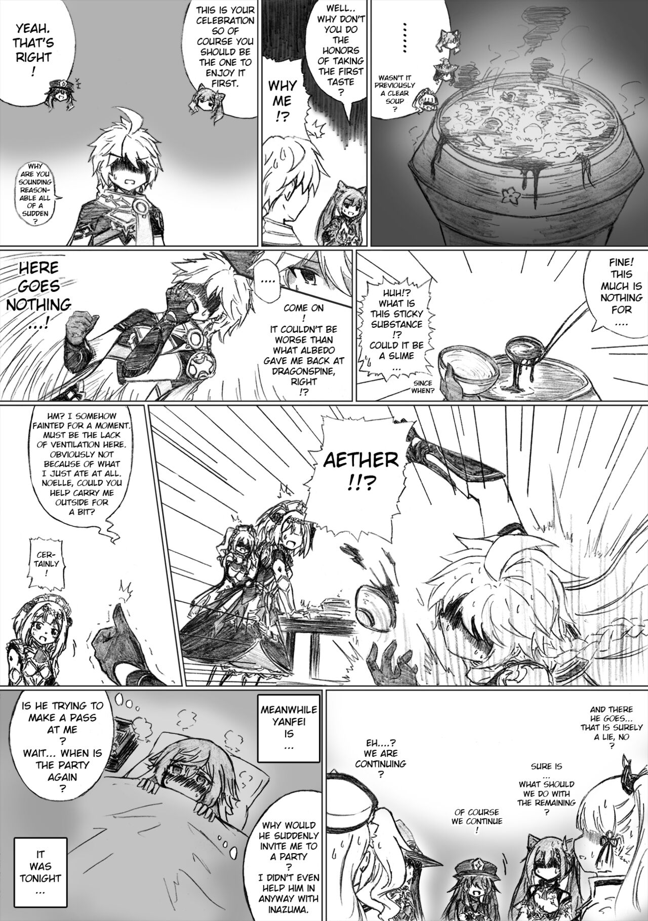 KuroCrimson Genshin Impact Manga Vol 2 numero di immagine  23