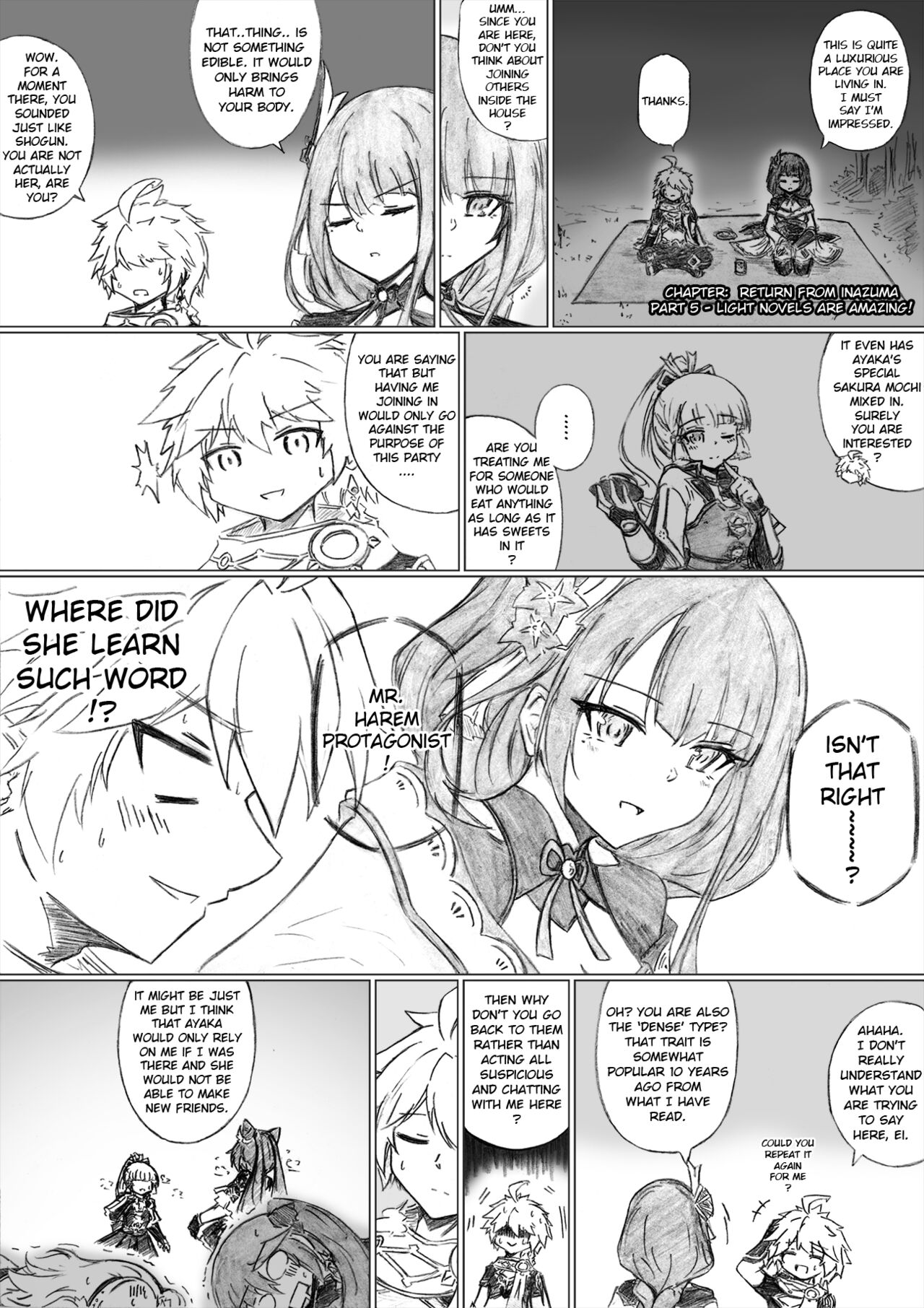 KuroCrimson Genshin Impact Manga Vol 2 numero di immagine  28