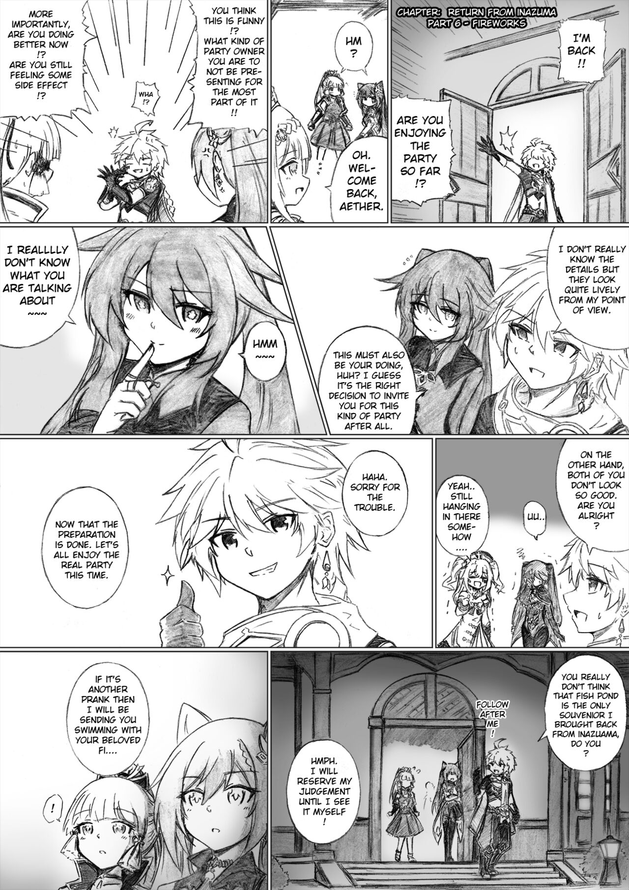 KuroCrimson Genshin Impact Manga Vol 2 numero di immagine  32