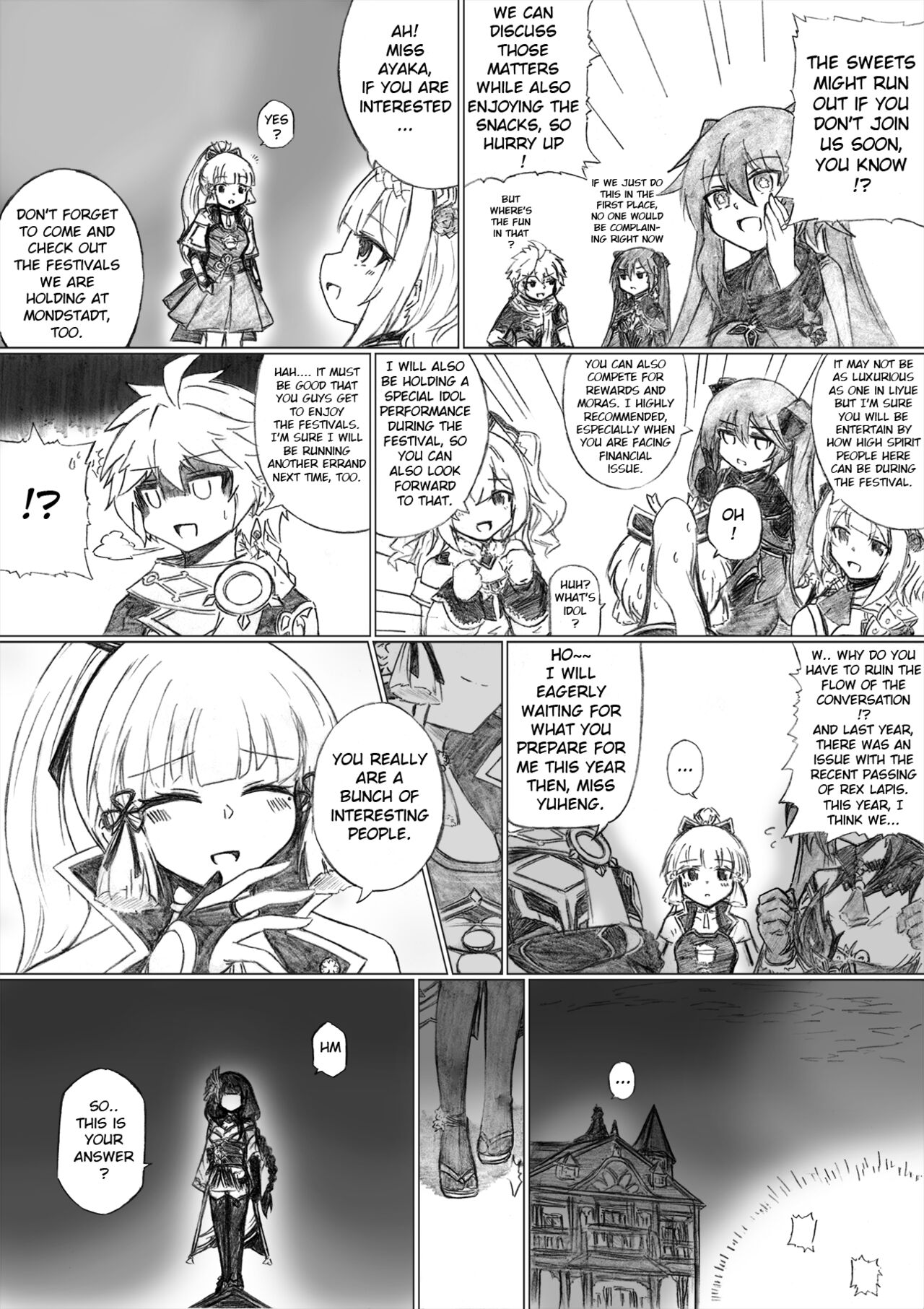 KuroCrimson Genshin Impact Manga Vol 2 numero di immagine  36