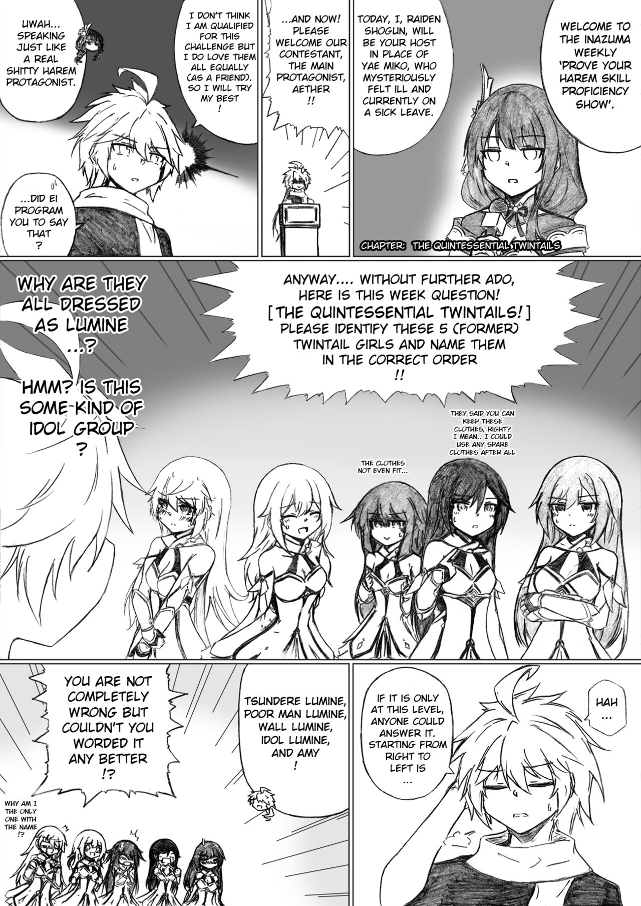 KuroCrimson Genshin Impact Manga Vol 3 numero di immagine  2