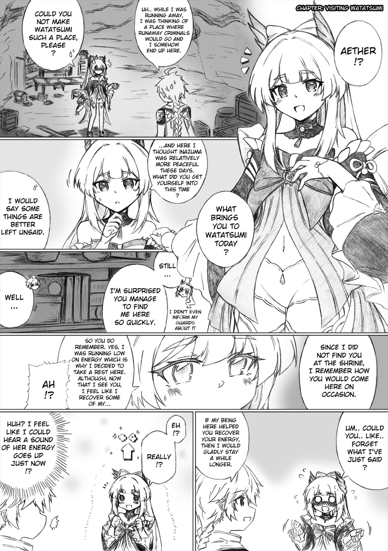 KuroCrimson Genshin Impact Manga Vol 3 numero di immagine  8