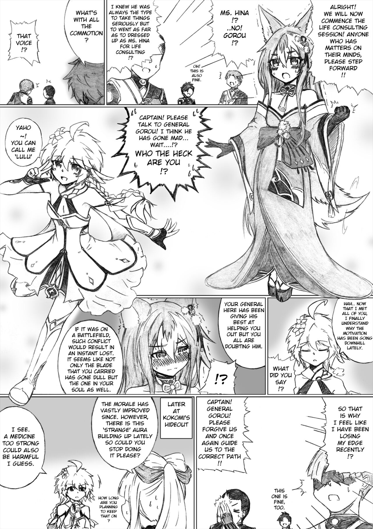 KuroCrimson Genshin Impact Manga Vol 3 numero di immagine  10