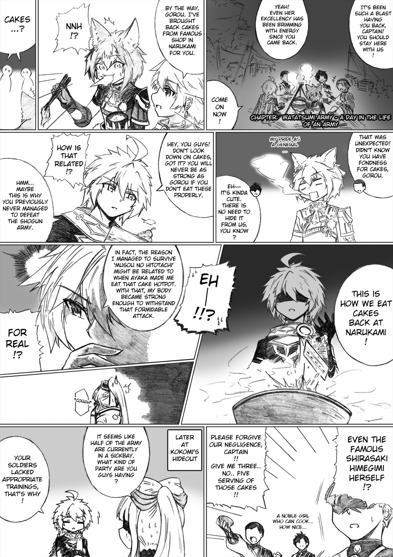 KuroCrimson Genshin Impact Manga Vol 3 numero di immagine  11