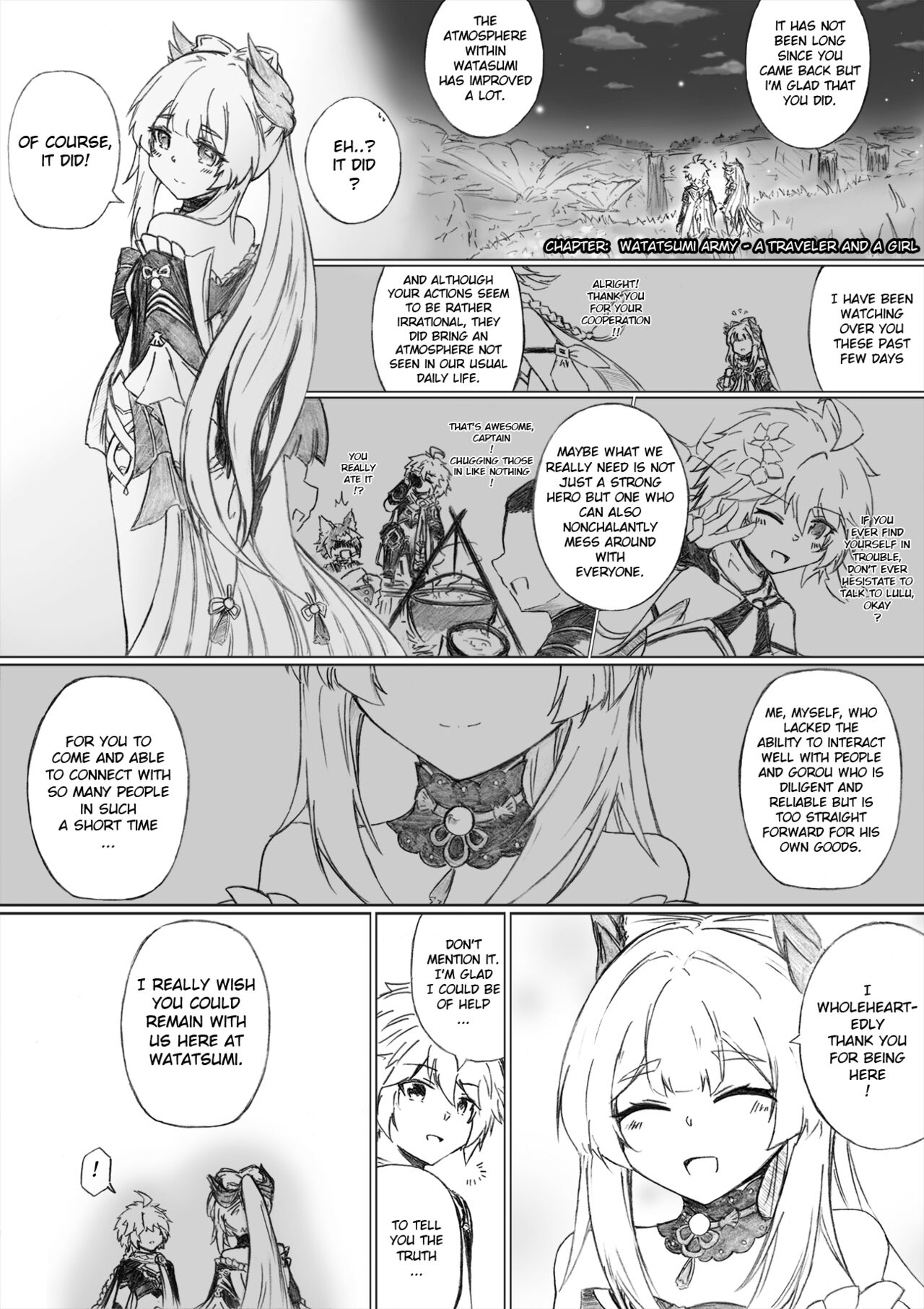 KuroCrimson Genshin Impact Manga Vol 3 numero di immagine  13