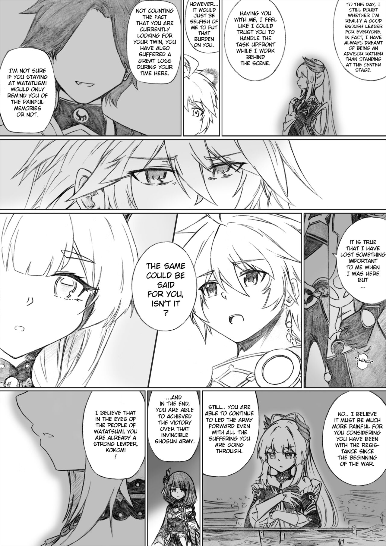 KuroCrimson Genshin Impact Manga Vol 3 numero di immagine  14