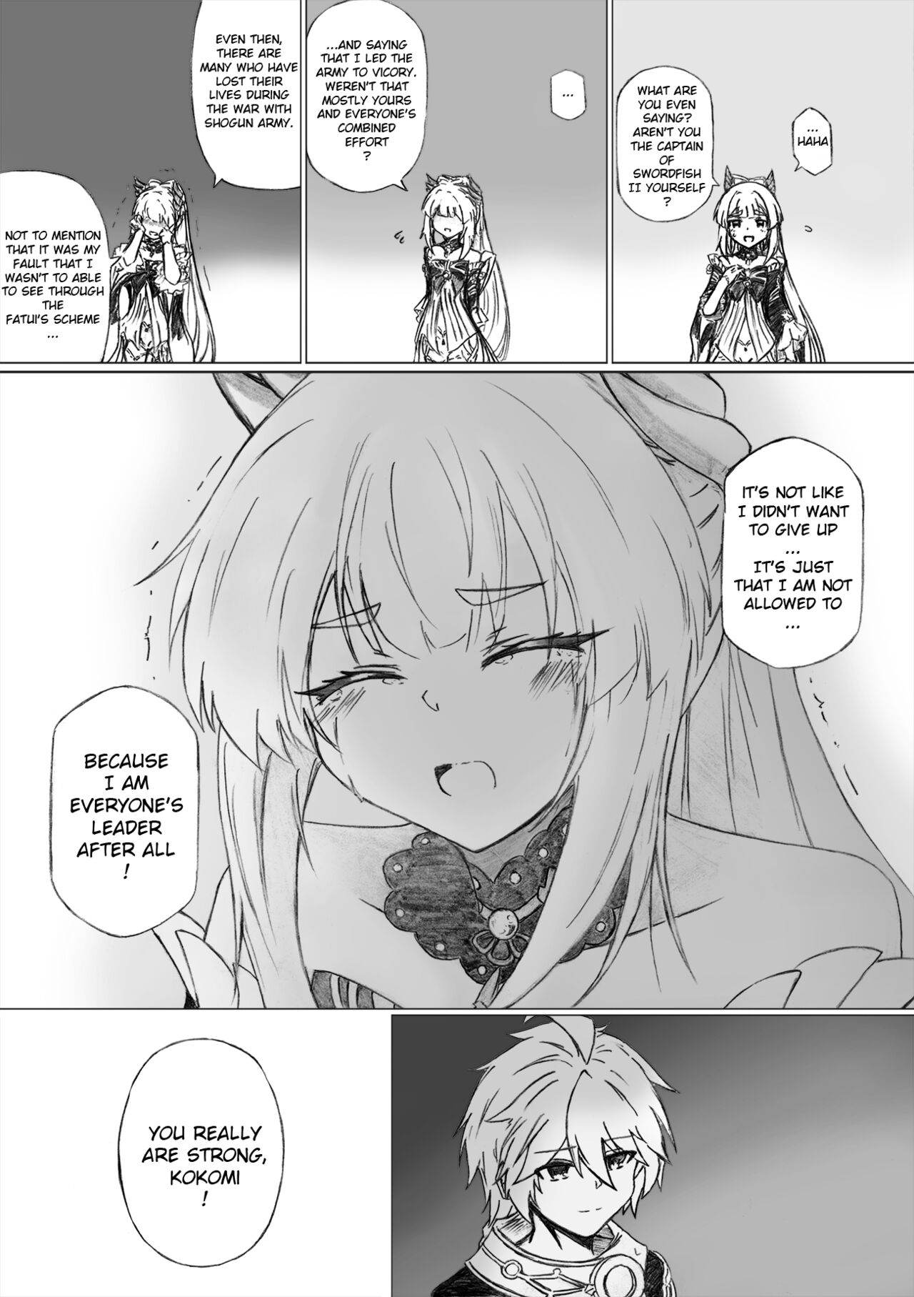 KuroCrimson Genshin Impact Manga Vol 3 numero di immagine  16