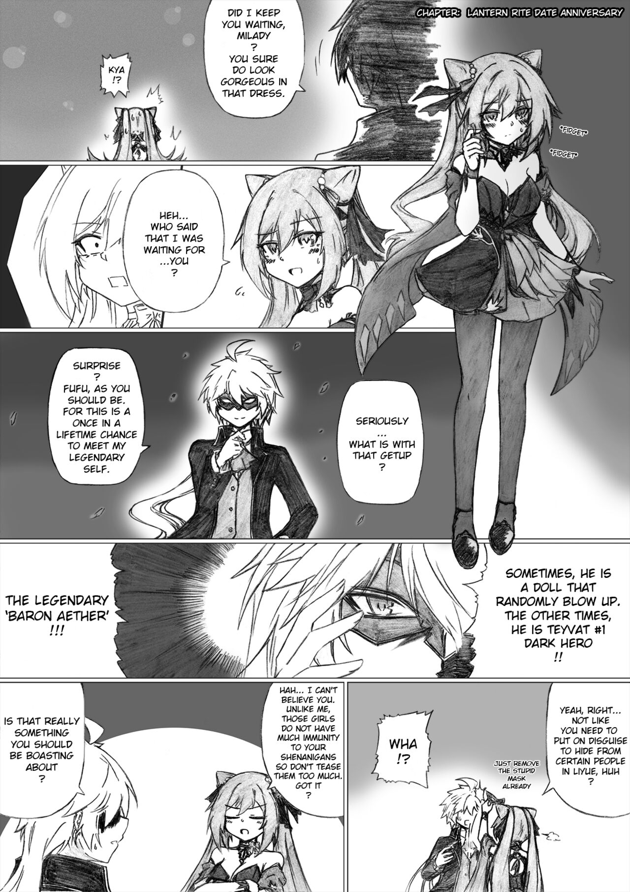 KuroCrimson Genshin Impact Manga Vol 3 numero di immagine  17