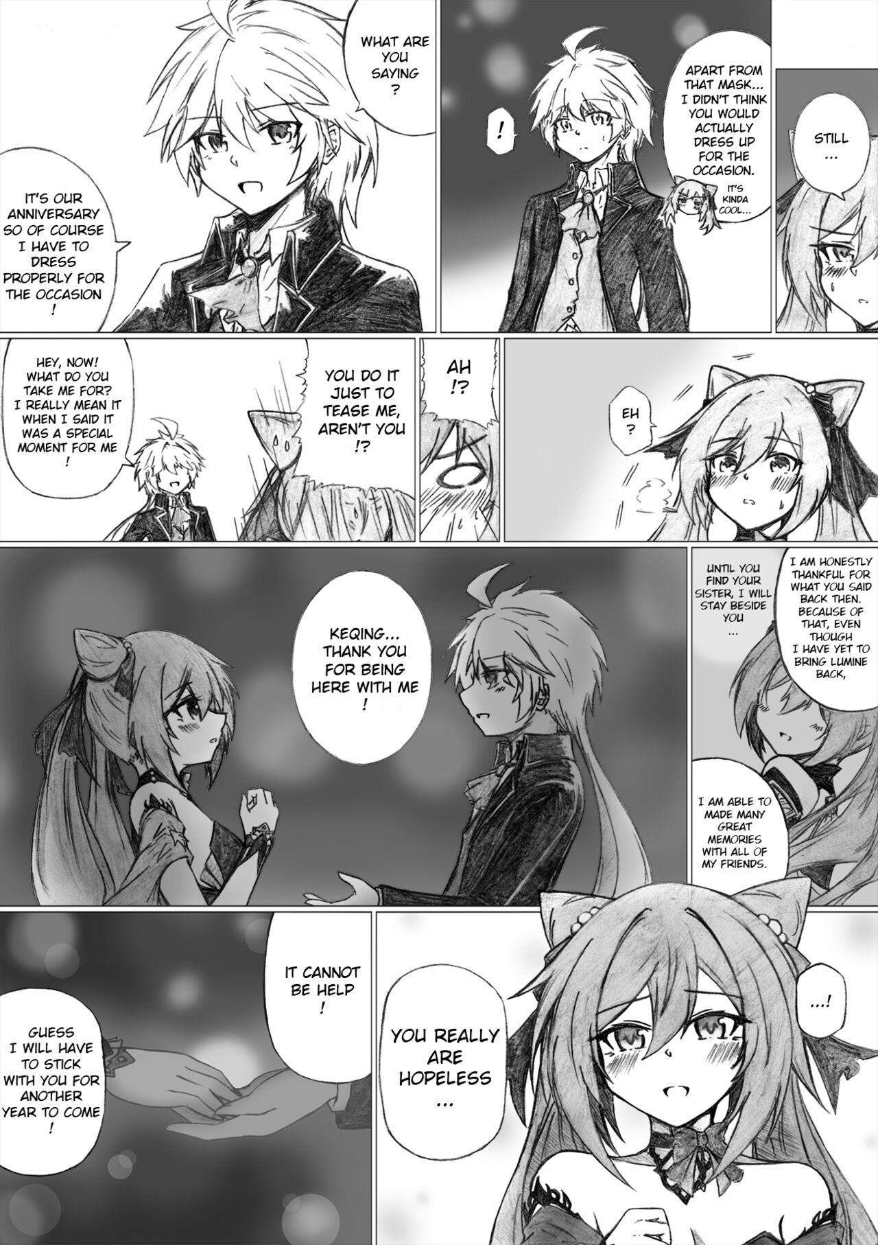 KuroCrimson Genshin Impact Manga Vol 3 numero di immagine  18