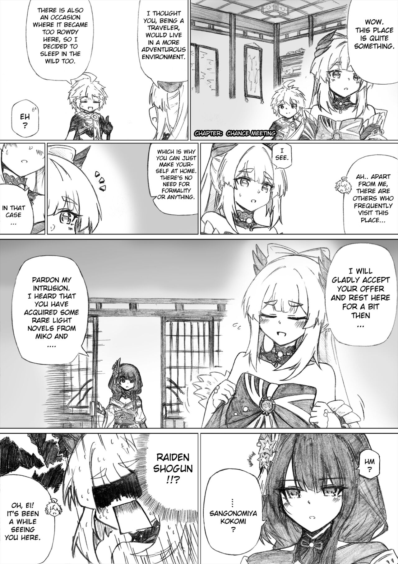 KuroCrimson Genshin Impact Manga Vol 3 numero di immagine  25