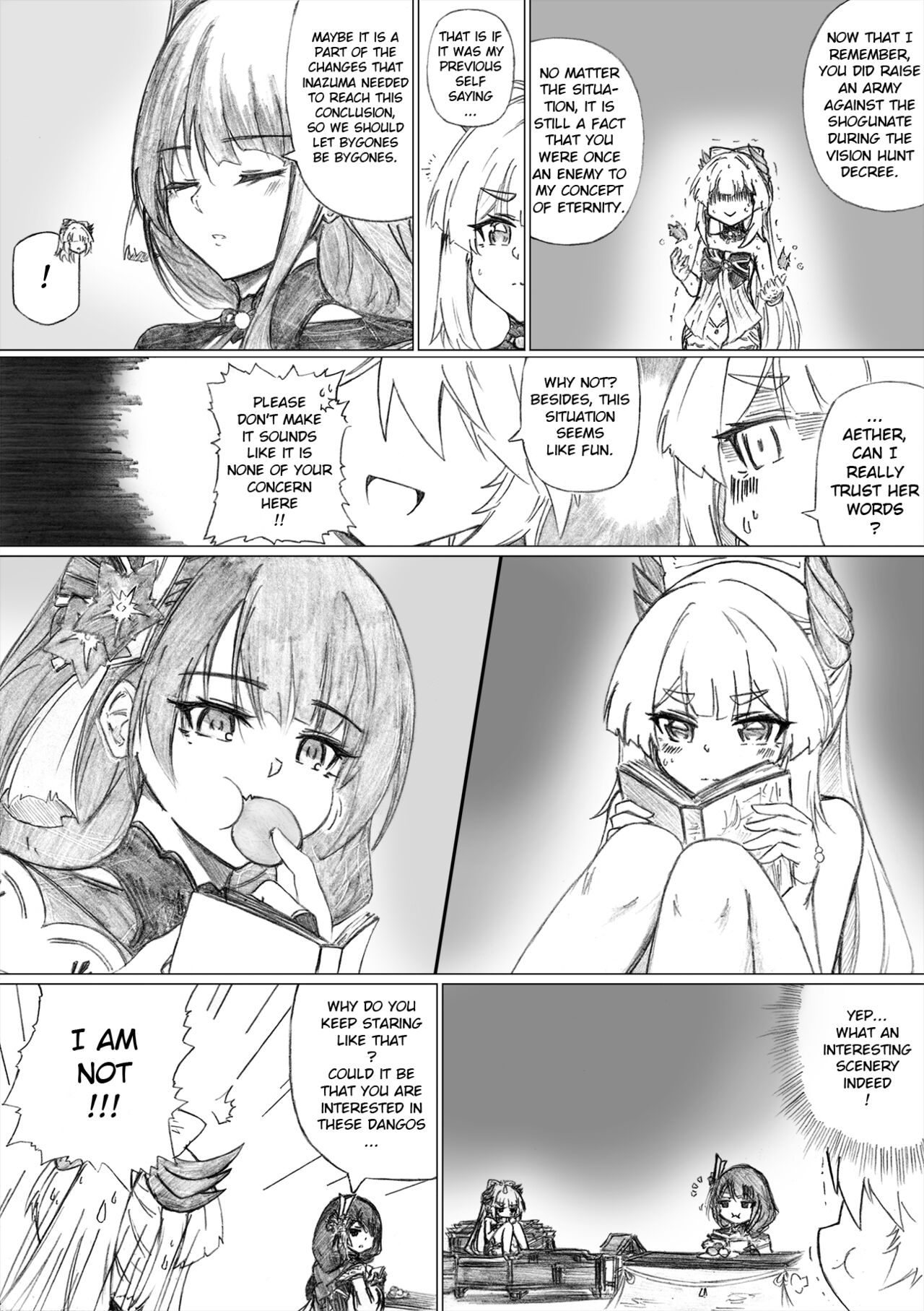 KuroCrimson Genshin Impact Manga Vol 3 numero di immagine  26