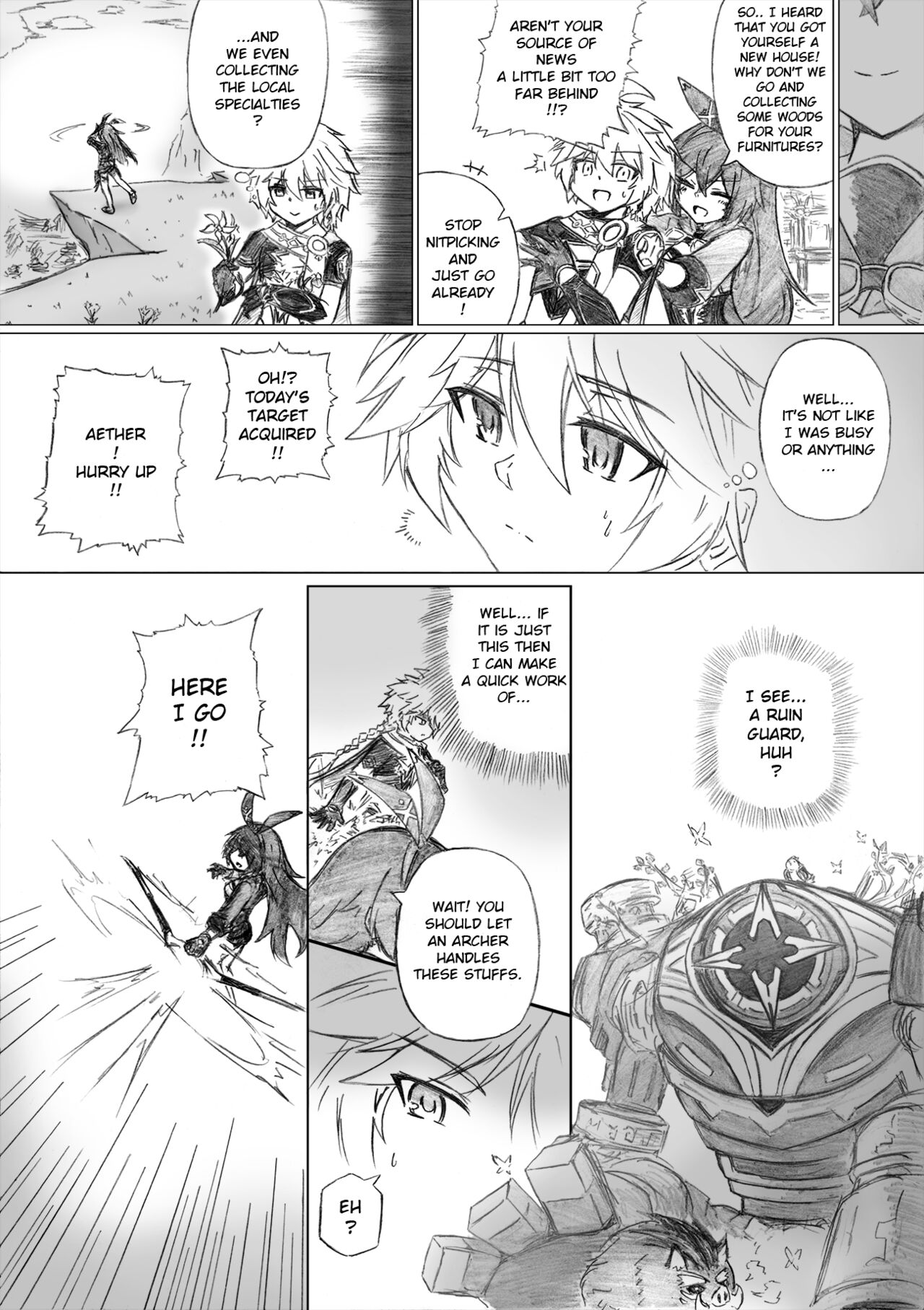 KuroCrimson Genshin Impact Manga Vol 3 numero di immagine  31