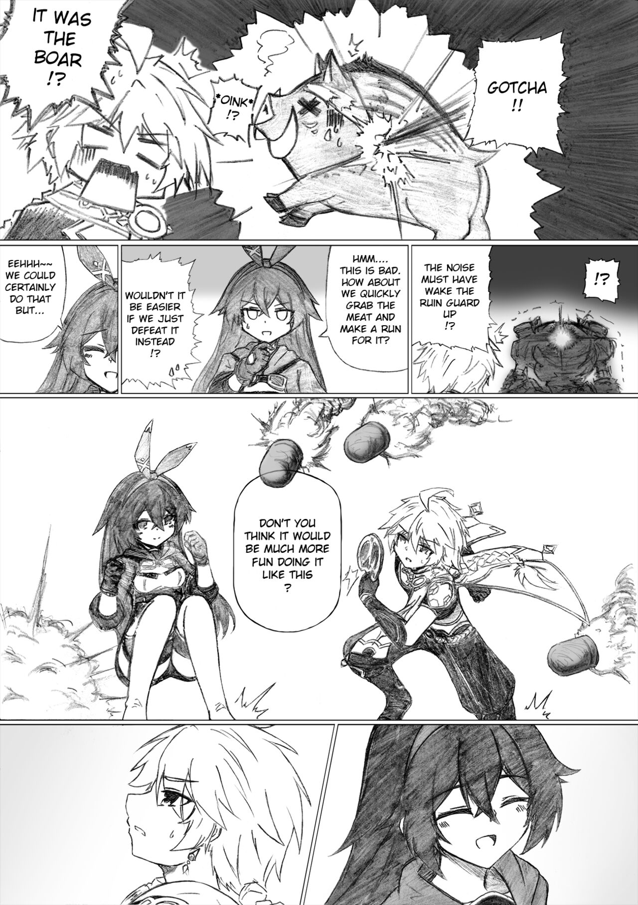 KuroCrimson Genshin Impact Manga Vol 3 numero di immagine  32