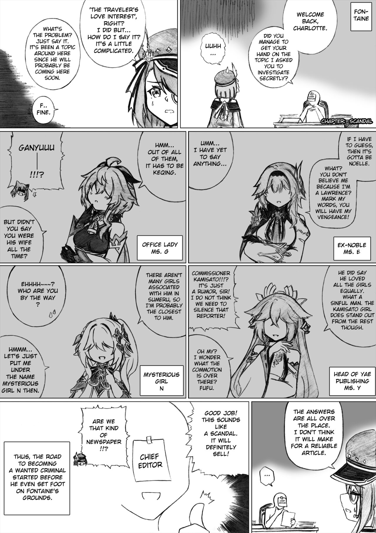 KuroCrimson Genshin Impact Manga Vol 6 Bildnummer 23