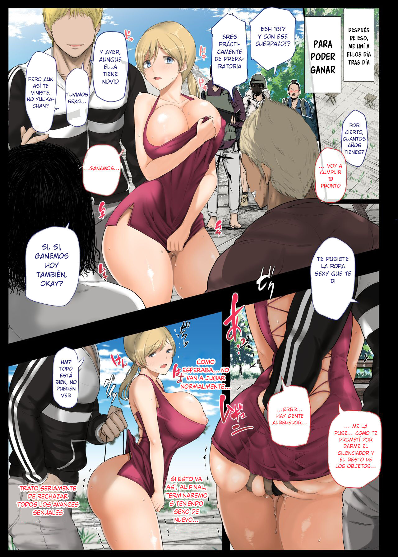 [Aomizuan (Shimantogawa)] Geneki Joshidaisei to, Iyarashii Donkatsu [Spanish] 이미지 번호 31