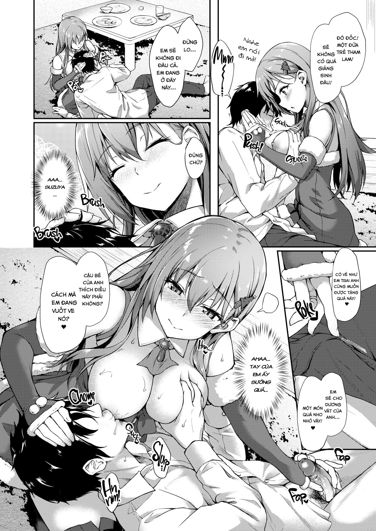 [Yusaritsukata (Awayume)] Suzuya Santa to Amai Yoru | Sweet Night with Santa Suzuya (Kantai Collection -KanColle-) [VN] [2d-market.com] [Decensored] [Digital] numero di immagine  6