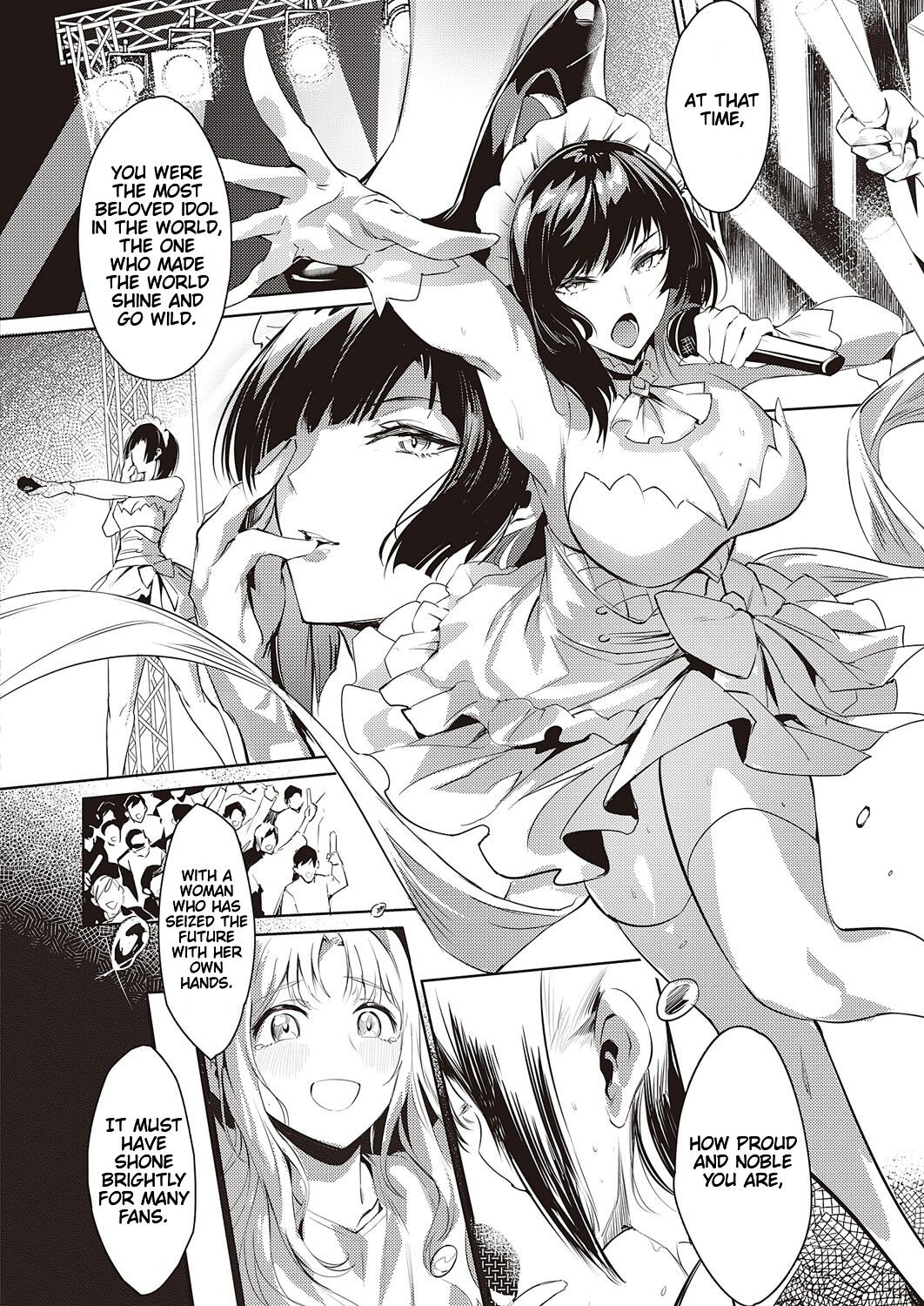 [NR] LANC ~Junpaku~ | Behind The Shimmering Stage... A Whirlpool of Lust (COMIC ExE 46) [English] [Cunny&Cumming Scans] [Digital] image number 6