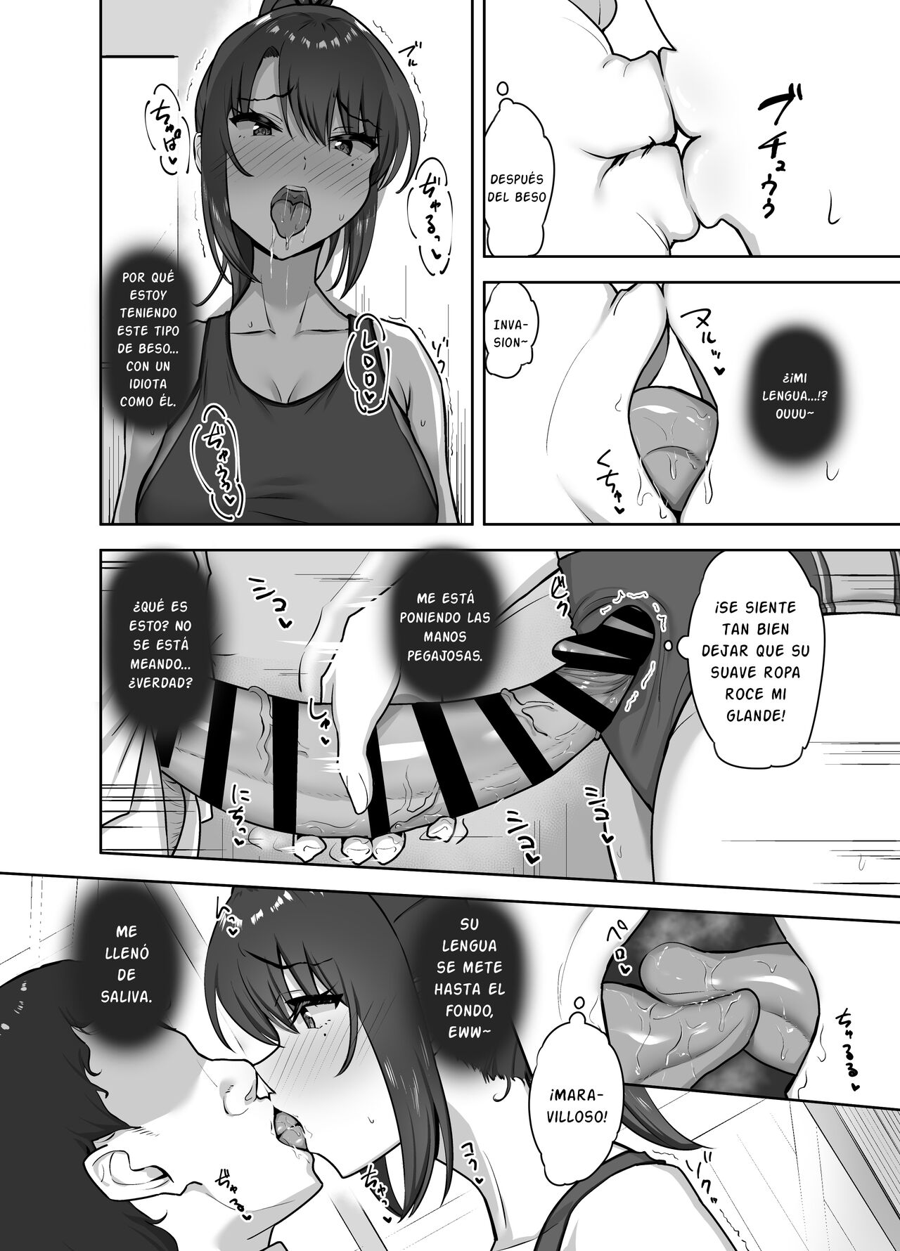 [Mocchimochiya (caruta)] Bukatsu-go wa Seishori gakari ‐Kanojo no Hajimete wa Boku no Mono‐ [Spanish] [Ayanokoji el pelao] 图片编号 18