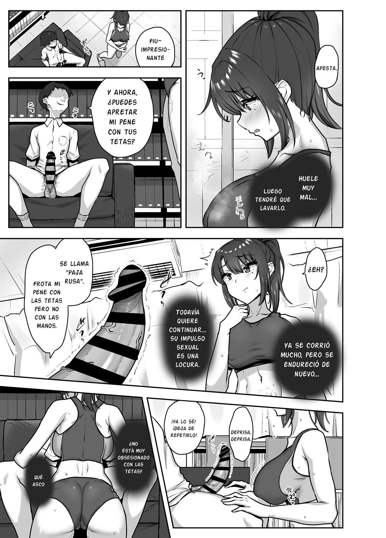 [Mocchimochiya (caruta)] Bukatsu-go wa Seishori gakari ‐Kanojo no Hajimete wa Boku no Mono‐ [Spanish] [Ayanokoji el pelao] 图片编号 21