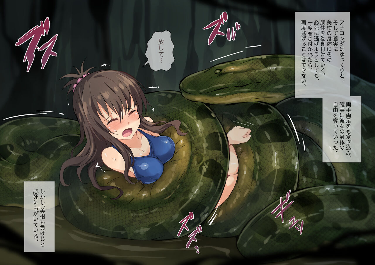 [Mist Night (Co_Ma) Hell Of Swallowed Mikan with Anaconda short numero di immagine  4