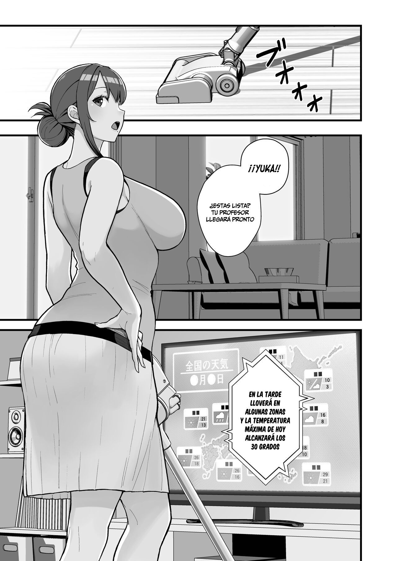 [Kayoudou (Matsuka)] Hitozuma no Jitaku ni Hakuchuu Houmon Suru Hon | Un Libro Sobre Visitar La Casa De Una Mujer Casada A Plena Luz Del Día [Spanish] [-A.W. SCAN-] 3eme image