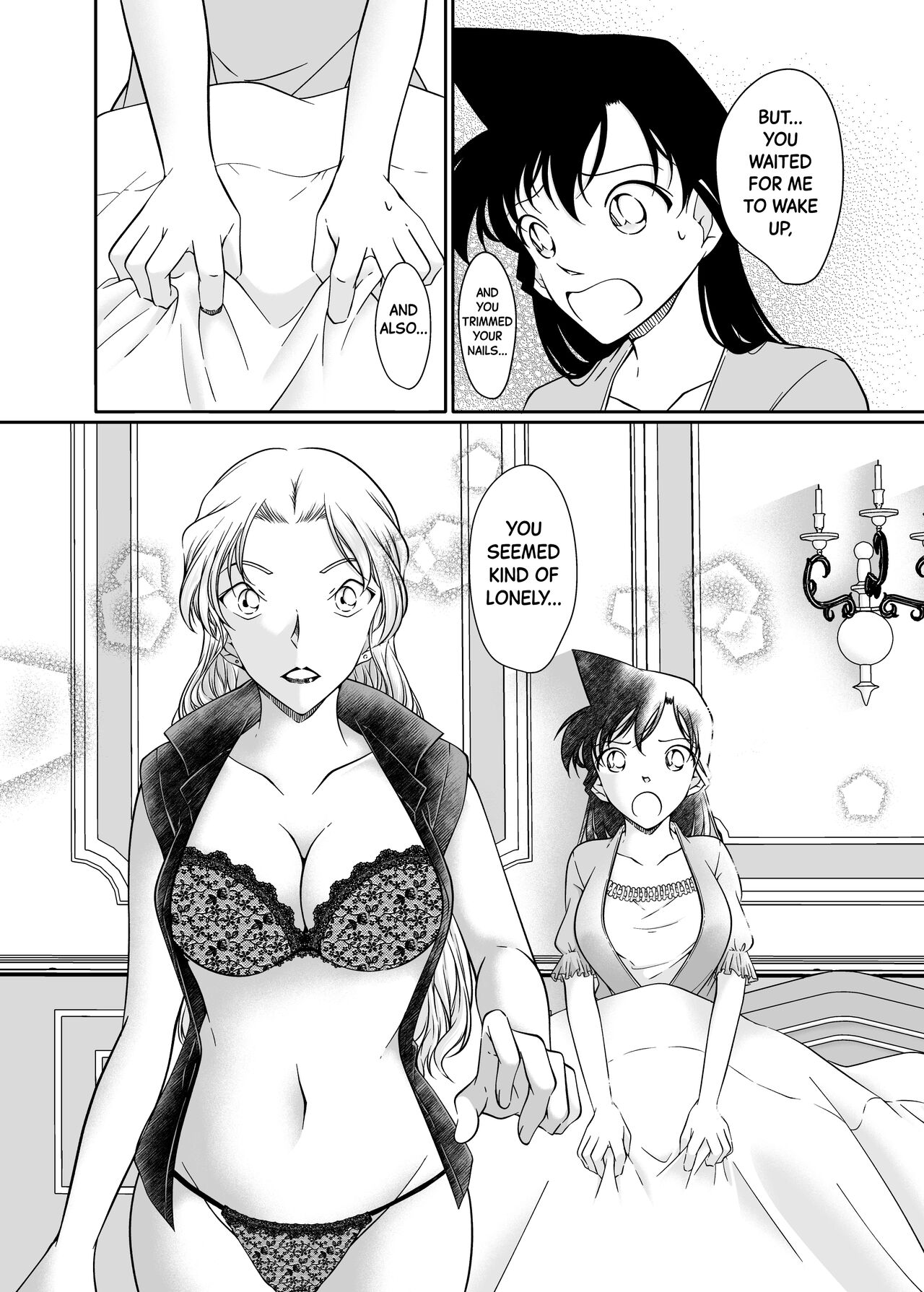 [mysteryfarm (Shiroyagi)] Majiwaru Koto ga Yurusarenai Anata to Ima dake Karada o Kasaneru | Just this once, I'll make love to you, with whom I'm not supposed to be intimate with. [English] [Black Grimoires] [Decensored] [Digital] Bildnummer 32