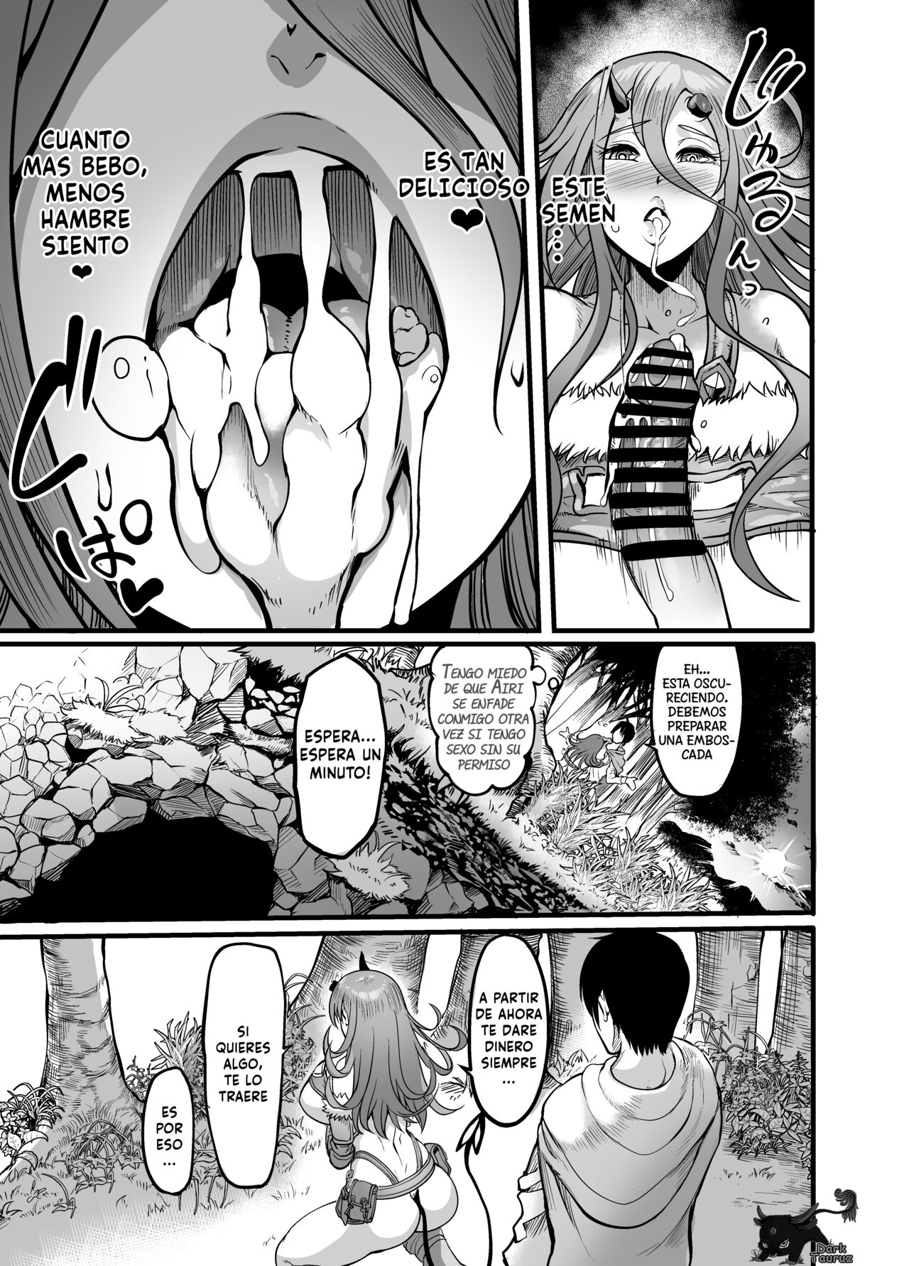 [Ikemen Teikoku (Remu)] Youkoso Succubus Machi e 3 ~ Kedamono kari no seiryoku-zai ~ | Bienvenidos al Distrito de las Sucubos 3 - La Excitante Cazadora de Bestias [DarkTauruz] [Digital] image number 16