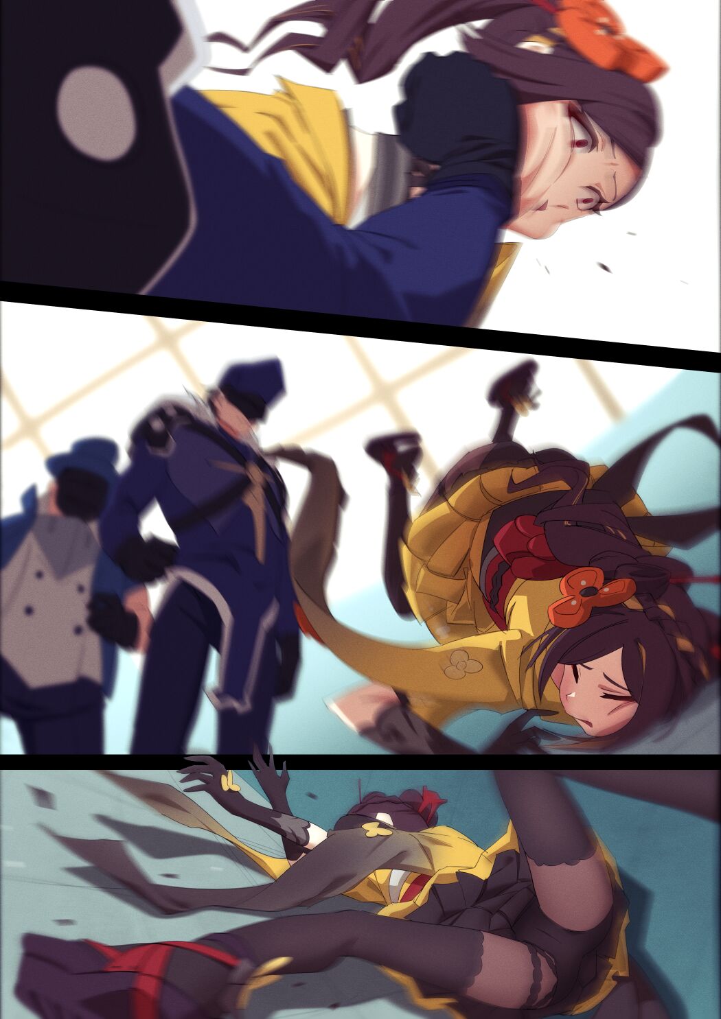 [Yamomo] 千織+フリーナ (Genshin Impact) [Decensored] Bildnummer 2