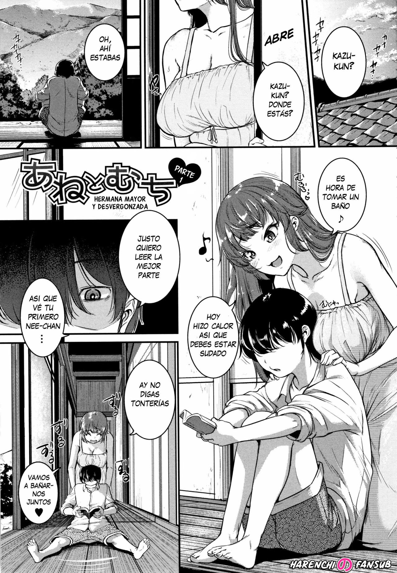 [Tonnosuke]  Ane to muchi (part 1) | Hermana mayor y desvergonzada (parte 1) (Keiren Love Piston -Onee-san wa Hentai Omocha-) [Spanish] [Harenchi no Fansub] [Decensored] [Digital] numero di immagine  1
