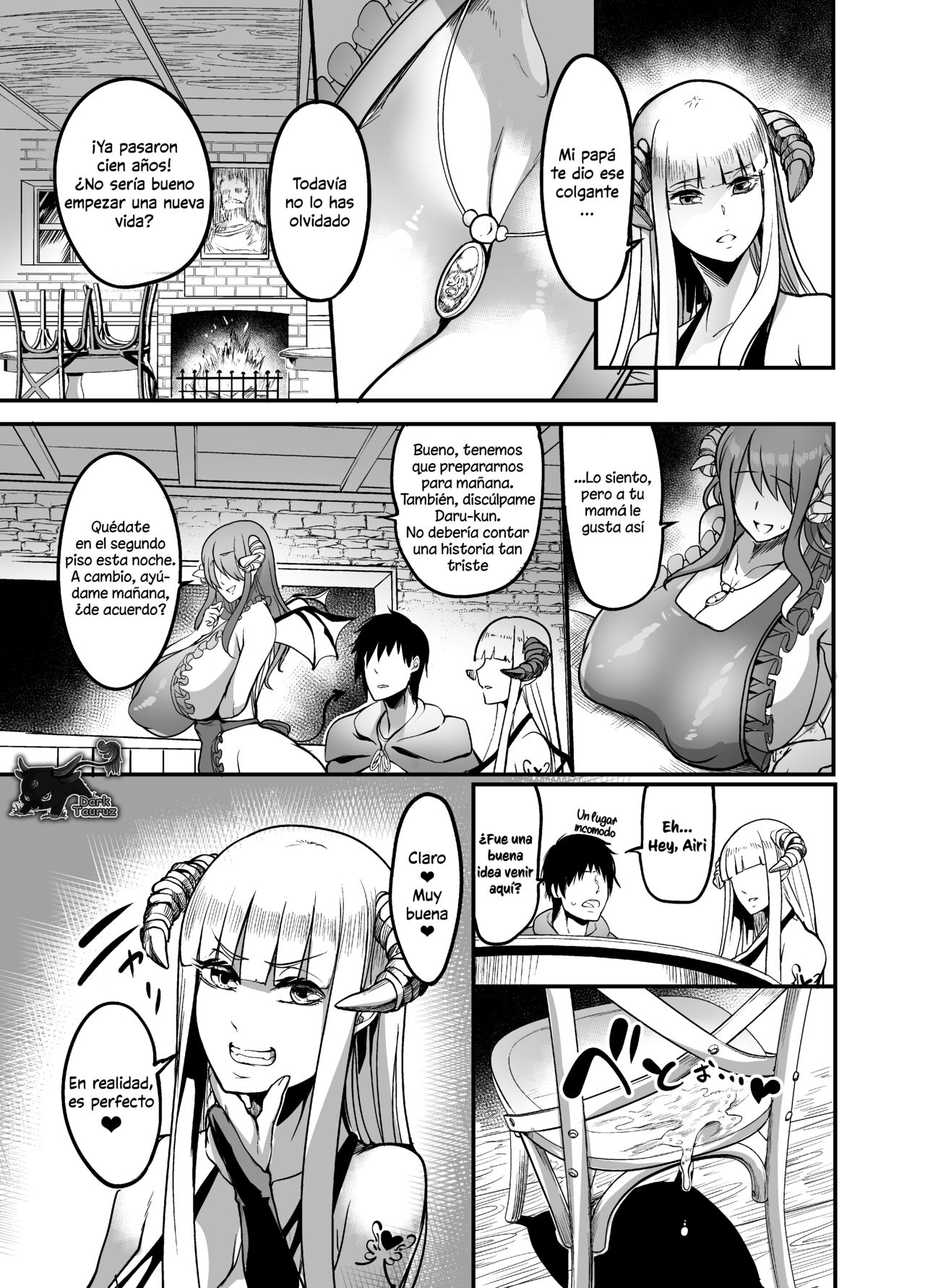 [Ikemen Teikoku (Remu)] Youkoso Succubus Machi e 2 ~ Mama no Omise e Youkoso!~ | Bienvenidos al Distrito de las Sucubos!!! 2 - La Taberna de Mamá [Spanish] [DarkTauruz] [Digital] image number 10