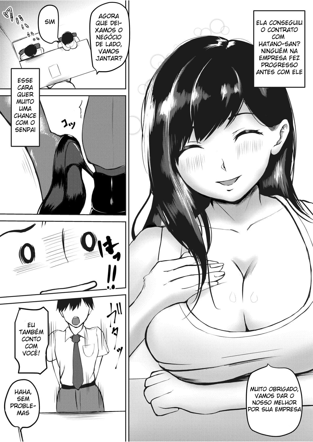 [Yamitsukihaguhagu (Kuware)] The Serious Senpai Works Overtime As She Is Made To Cum Until Morning [Portuguese-BR] изображение № 6