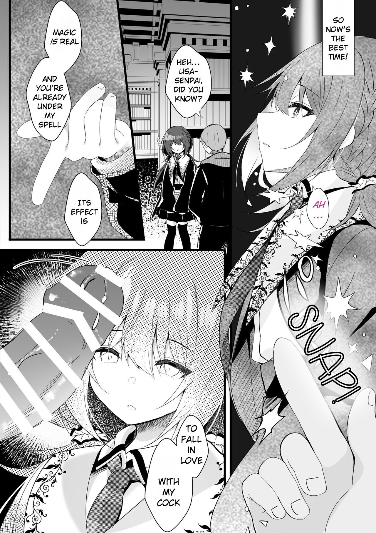 [Rocomani (Manatsu)] Kareshi Mochi no Sekenshirazu na Senpai o Saimin de Kuruwasu | Hypnotizing My Senpai, Who Has a Boyfriend, And Driving Her Crazy For Sex [English] [Rei Scans] [Digital] numero di immagine  6