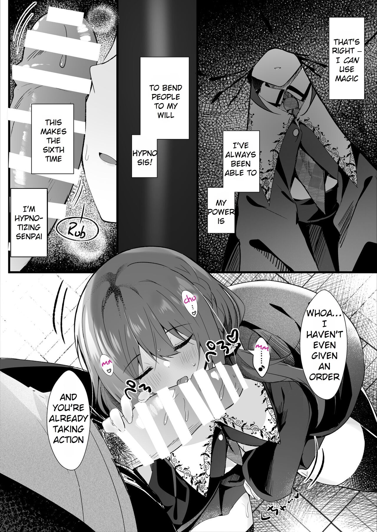 [Rocomani (Manatsu)] Kareshi Mochi no Sekenshirazu na Senpai o Saimin de Kuruwasu | Hypnotizing My Senpai, Who Has a Boyfriend, And Driving Her Crazy For Sex [English] [Rei Scans] [Digital] numero di immagine  7