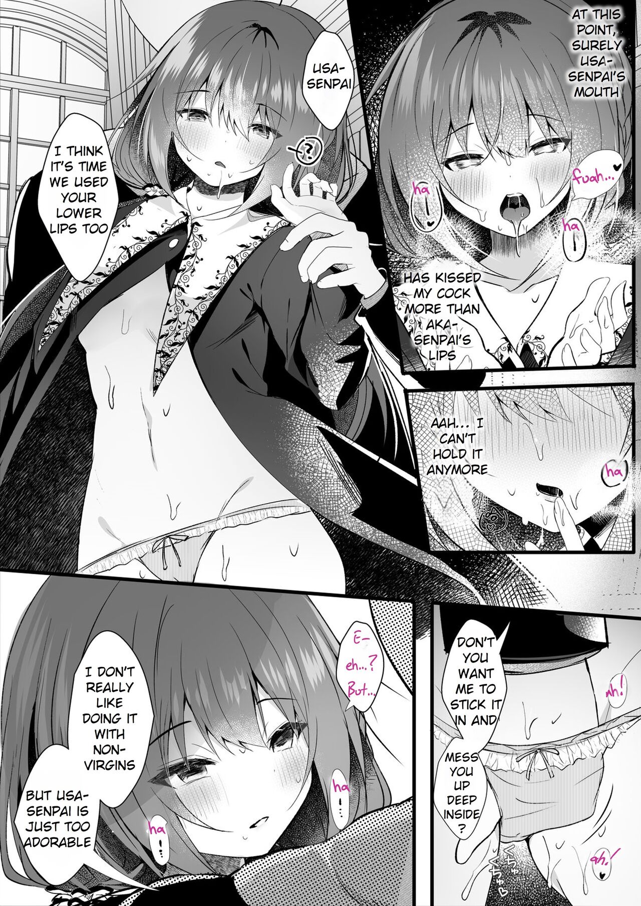 [Rocomani (Manatsu)] Kareshi Mochi no Sekenshirazu na Senpai o Saimin de Kuruwasu | Hypnotizing My Senpai, Who Has a Boyfriend, And Driving Her Crazy For Sex [English] [Rei Scans] [Digital] numero di immagine  14