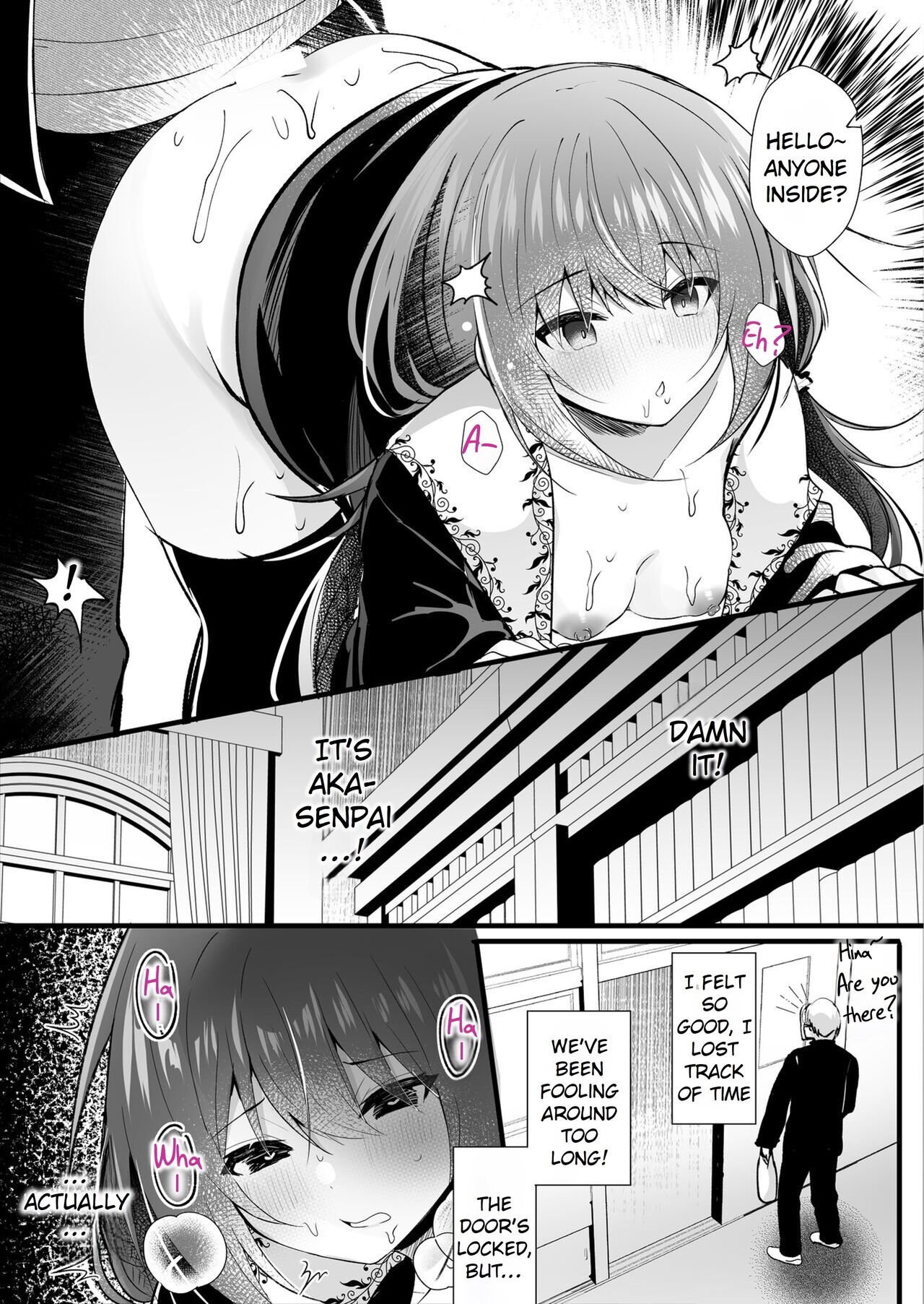 [Rocomani (Manatsu)] Kareshi Mochi no Sekenshirazu na Senpai o Saimin de Kuruwasu | Hypnotizing My Senpai, Who Has a Boyfriend, And Driving Her Crazy For Sex [English] [Rei Scans] [Digital] numero di immagine  20