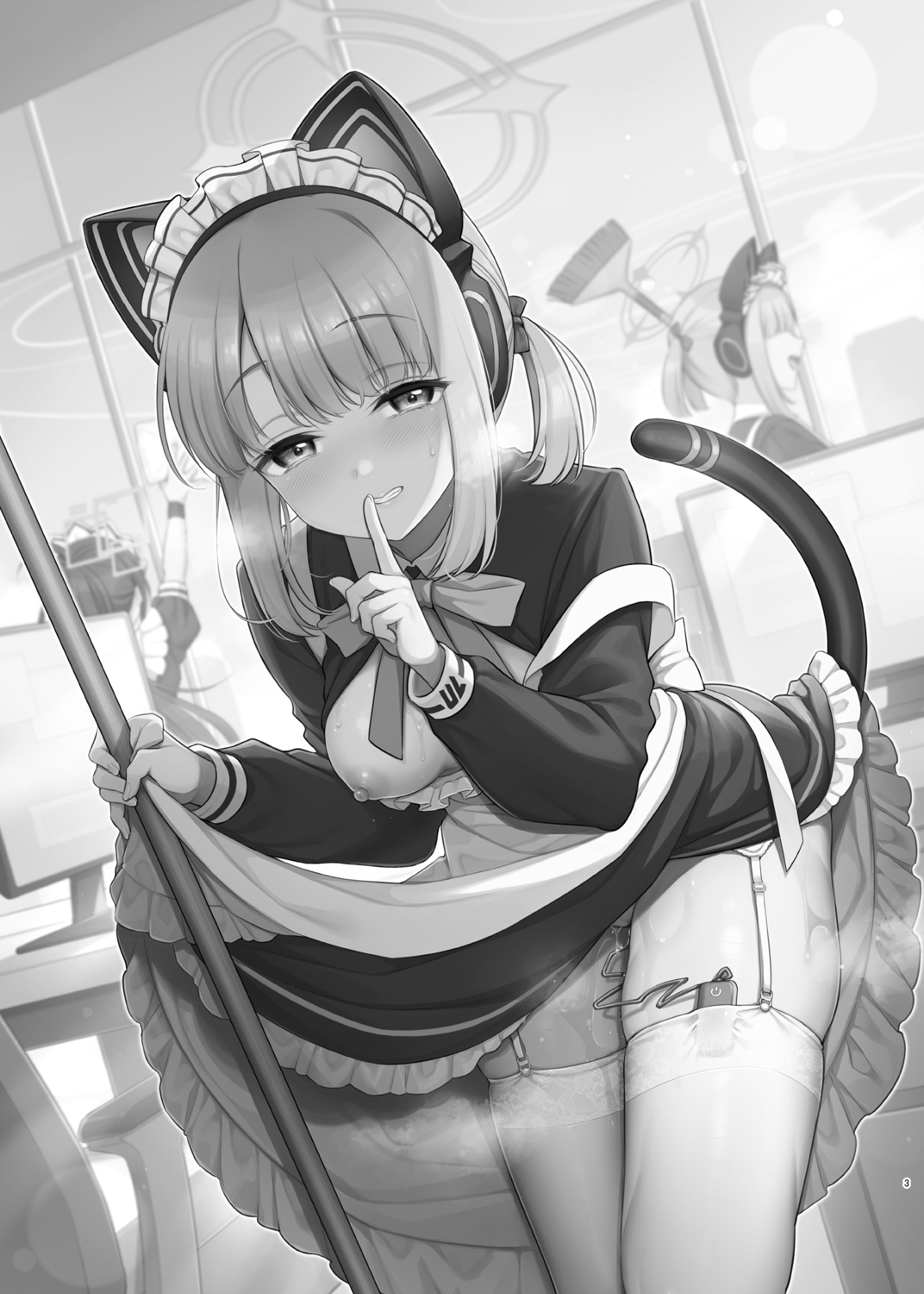 [K+W (sasachinn)] Sensei, Minna ni wa Naisho Desu yo? (Blue Archive) [Digital] 3eme image