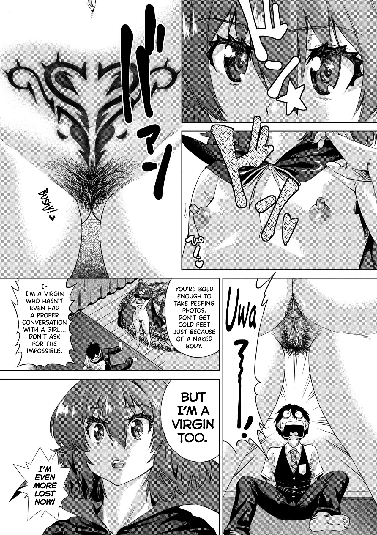 [Abe Morioka] Jagan no Saimin Inryoku de Seitokai Les Joshi-tachi no Shojo o Kyousei Rape!! Ch.1-3 [English] [biribiri] [Decensored] [Digital] image number 15