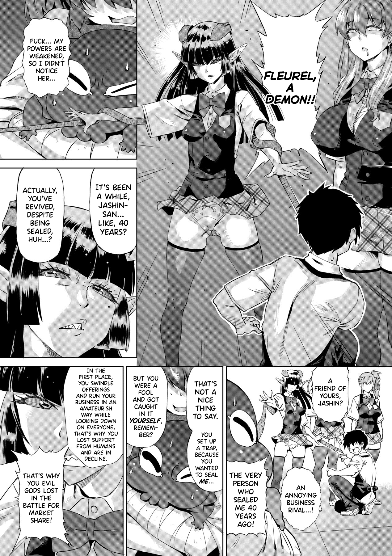 [Abe Morioka] Jagan no Saimin Inryoku de Seitokai Les Joshi-tachi no Shojo o Kyousei Rape!! Ch.1-3 [English] [biribiri] [Decensored] [Digital] изображение № 73