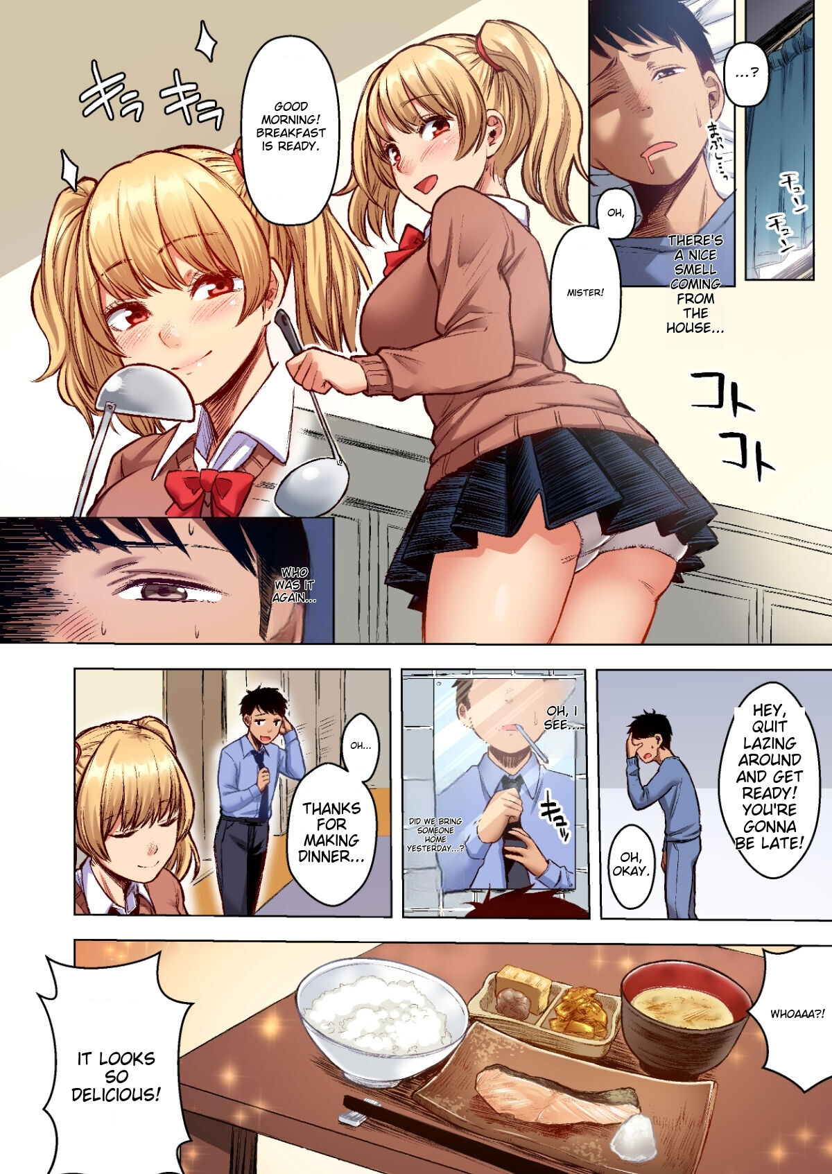 [Doushoku (Omizu Chihiro)] Wakeari JK Iede shita Gal o Kattemita Kekka! 1+2 Full Color Gappon-ban [English] numero di immagine  20