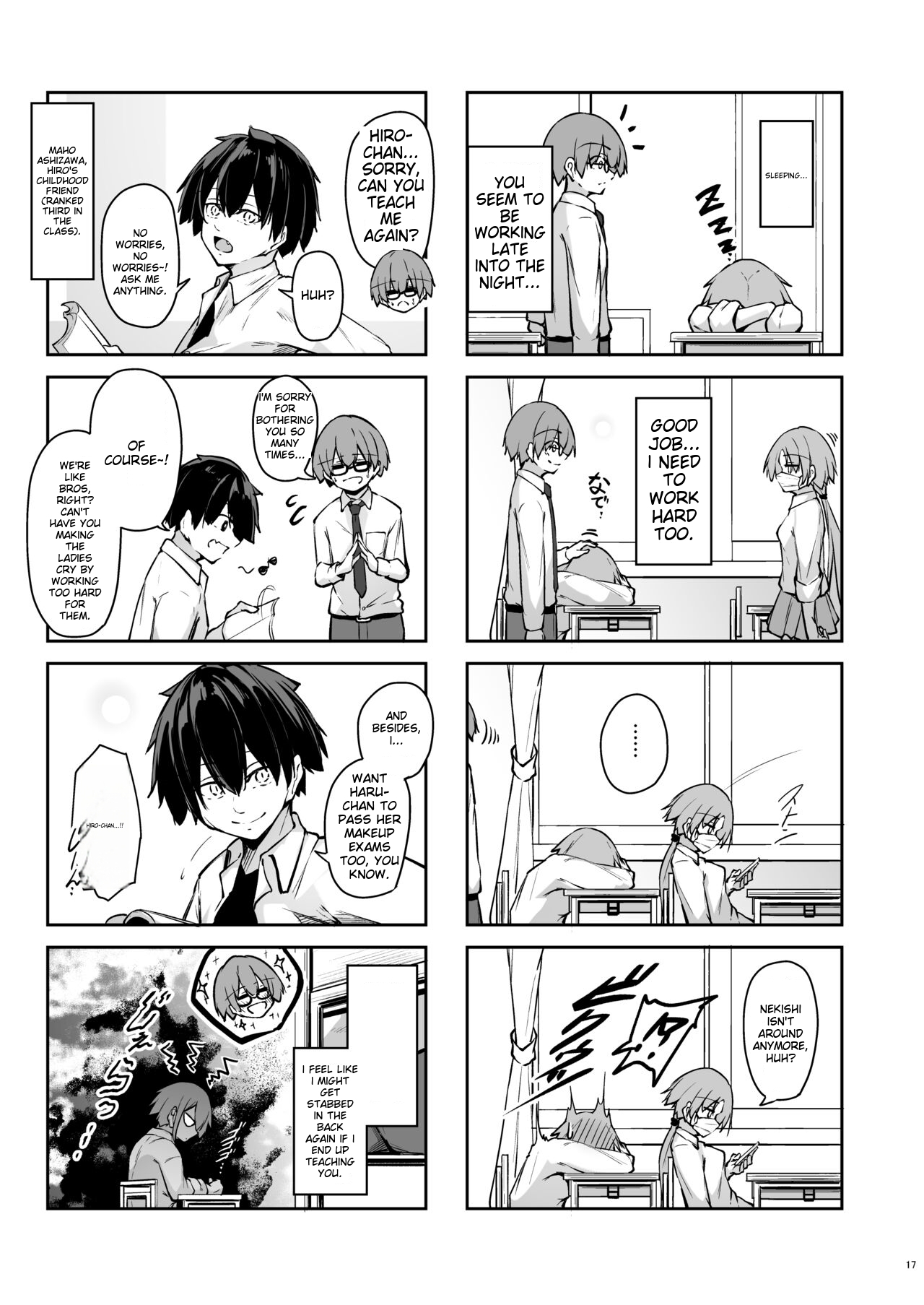 [Gakuen Ketsumeichou (Oriue Wato)] Tonari no seki no Toeda-san [English] [MTL] [Digital] 画像番号 16