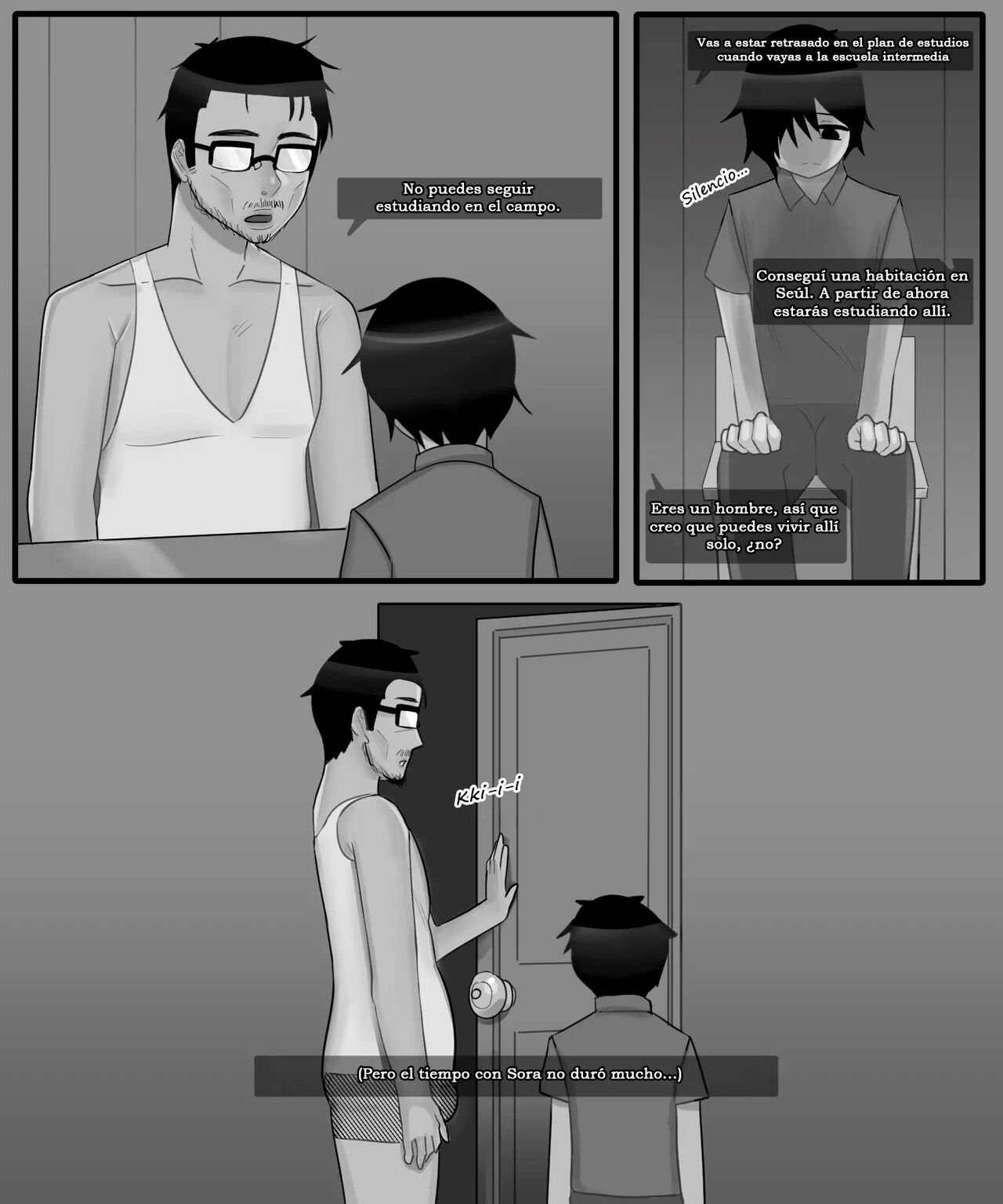 [BlackGG] La Historia de Cómo mi Amiga de la Infancia se Convirtió en la Amante de mmi Padre Parte 1 [Spanish] [Insanos] Bildnummer 4